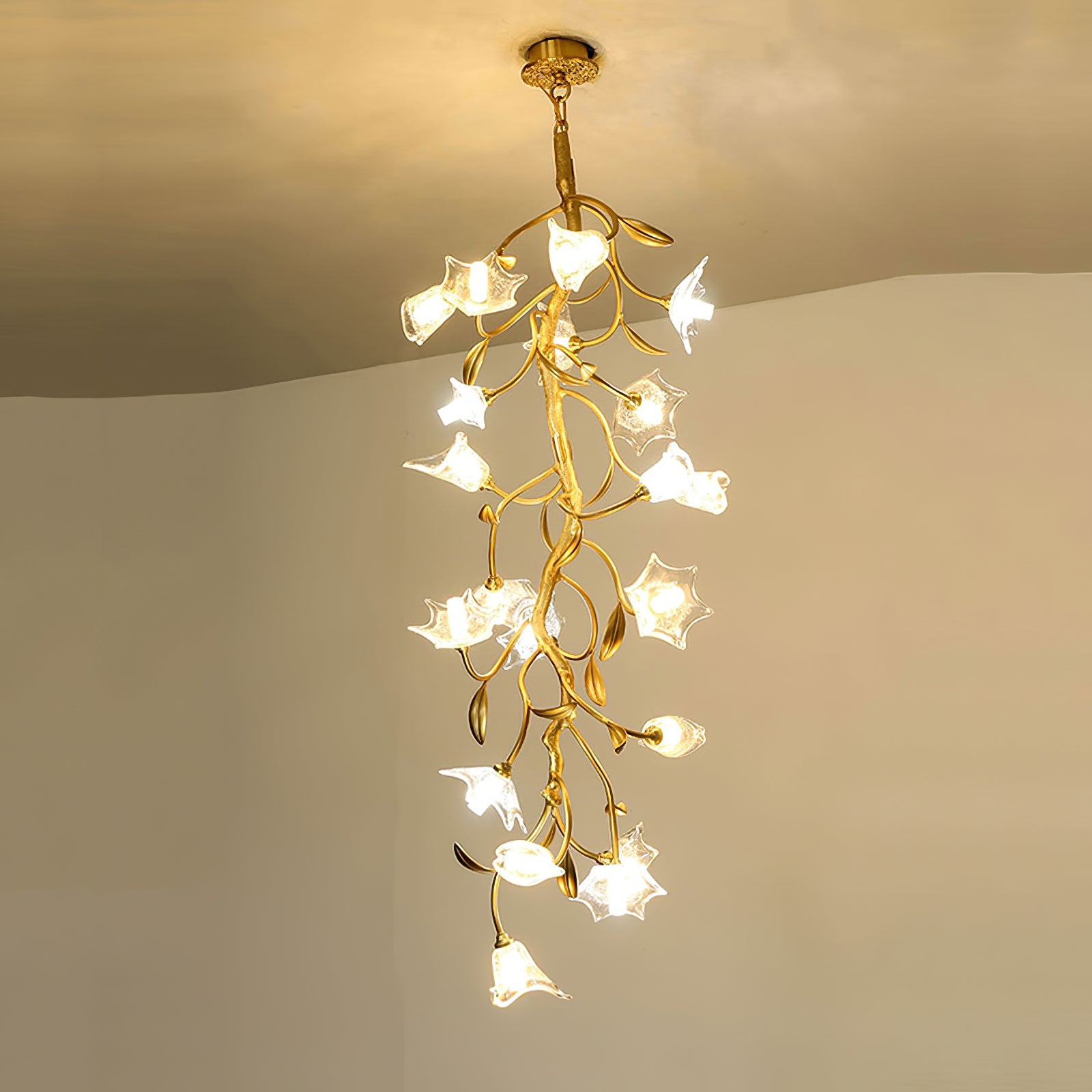 Flower Craftsman Chandelier - Lumpaz