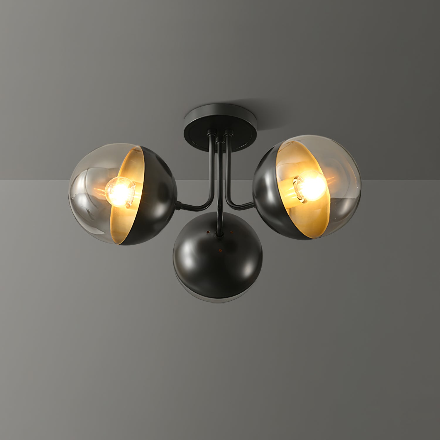 Brass Globulars Ceiling Lamp - Lumpaz