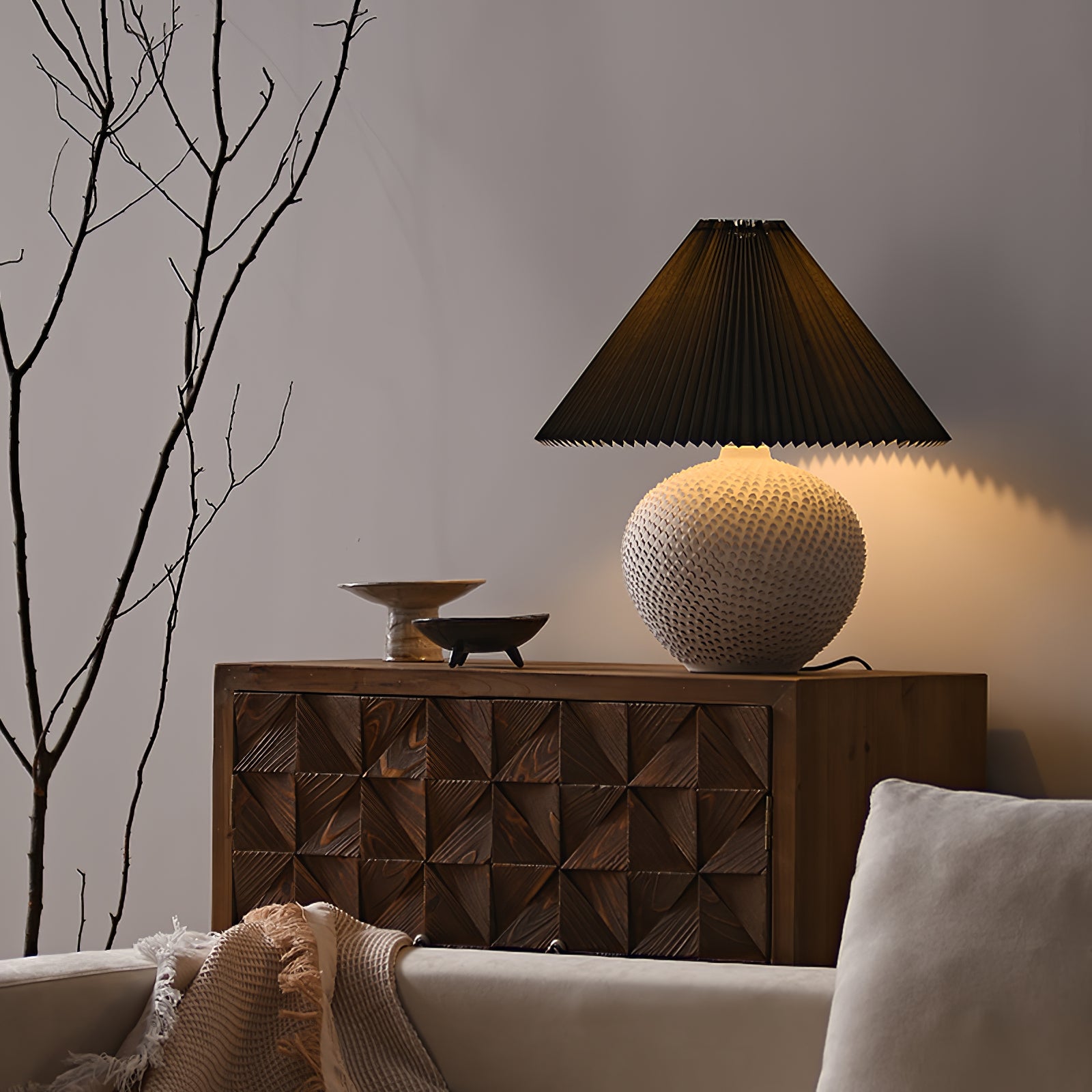 Textured Ceramic Table Light - Lumpaz