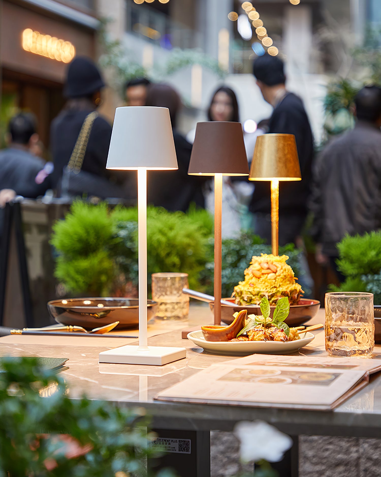 Poldina Built-in Battery Table Lamp - Lumpaz