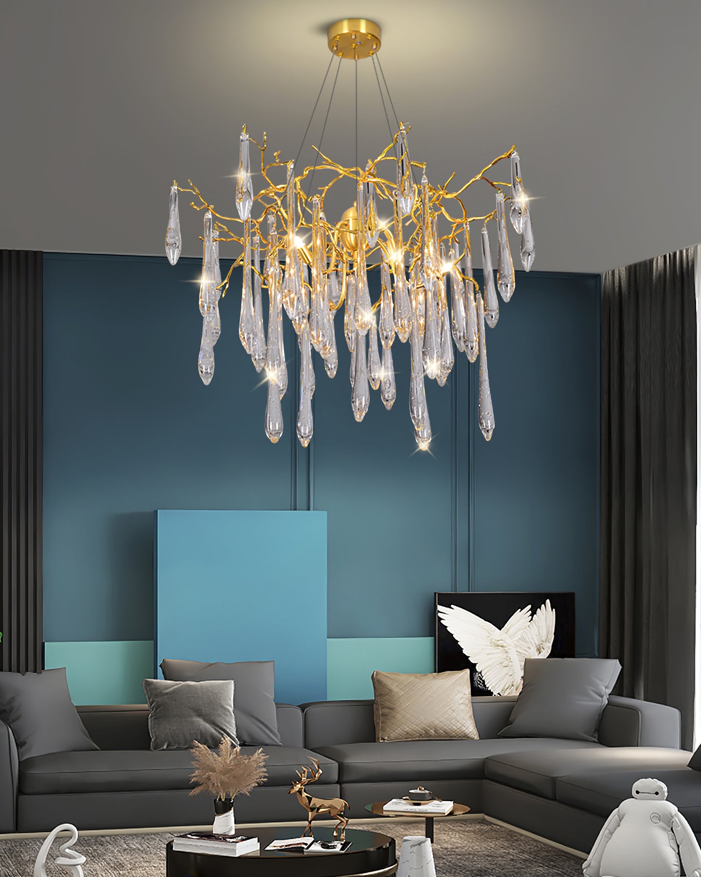 Icicle Crystal Chandelier - Lumpaz