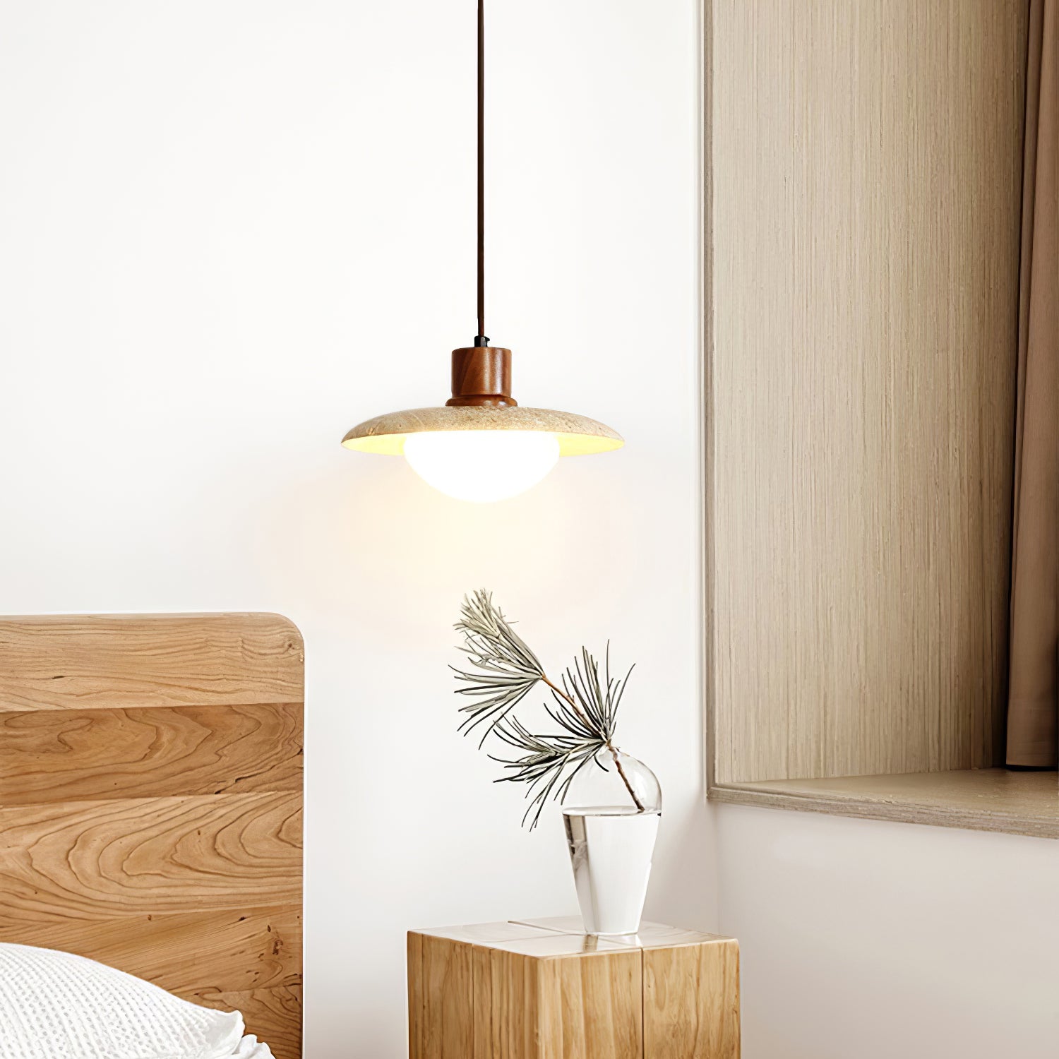 Travertine Pendant Lamp - Lumpaz