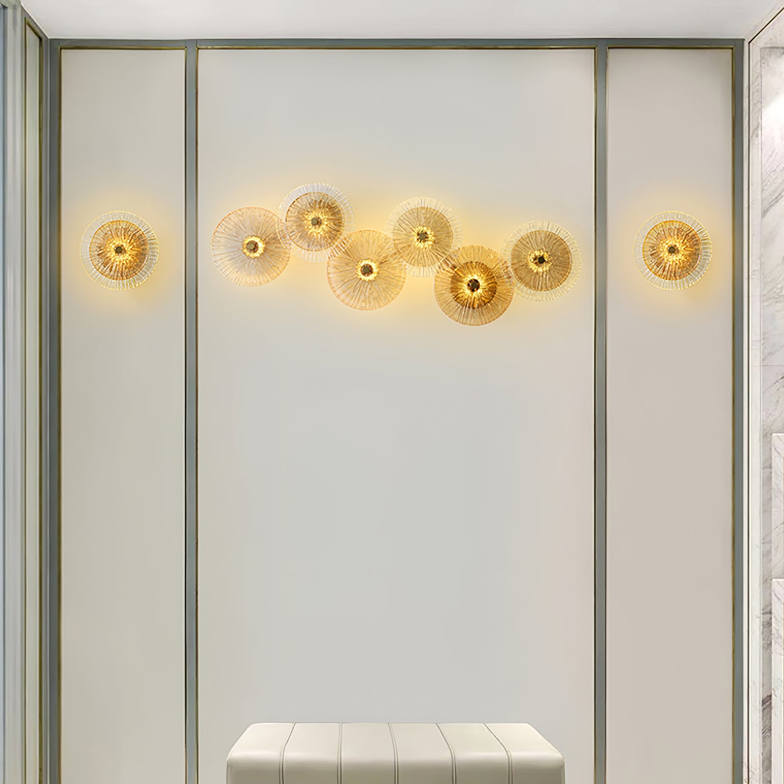 Lotus Leaves Wall Lamp - Lumpaz