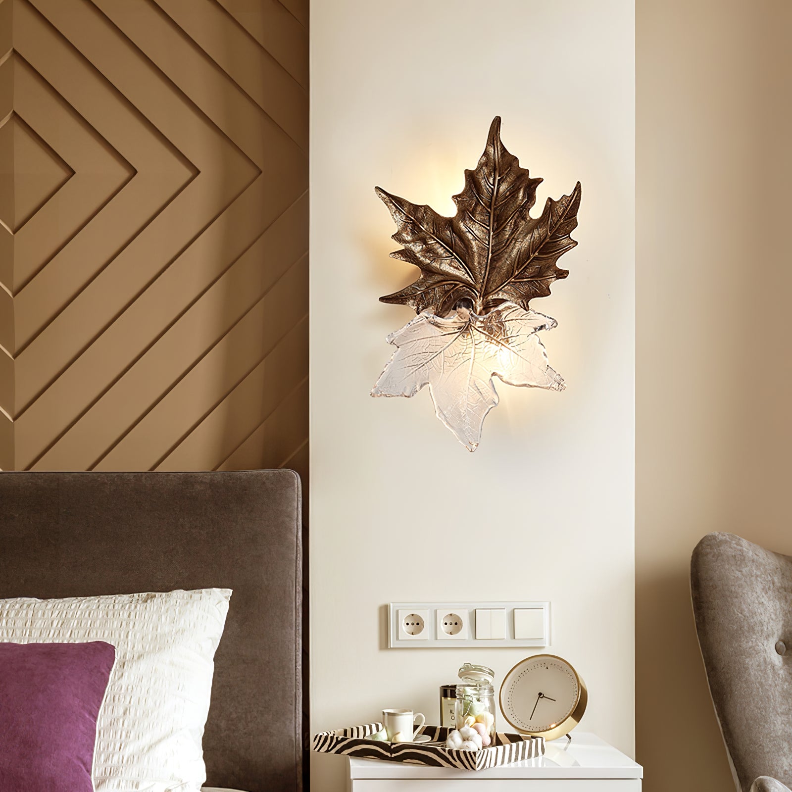 Folio Leaves Wall Lamp - Lumpaz