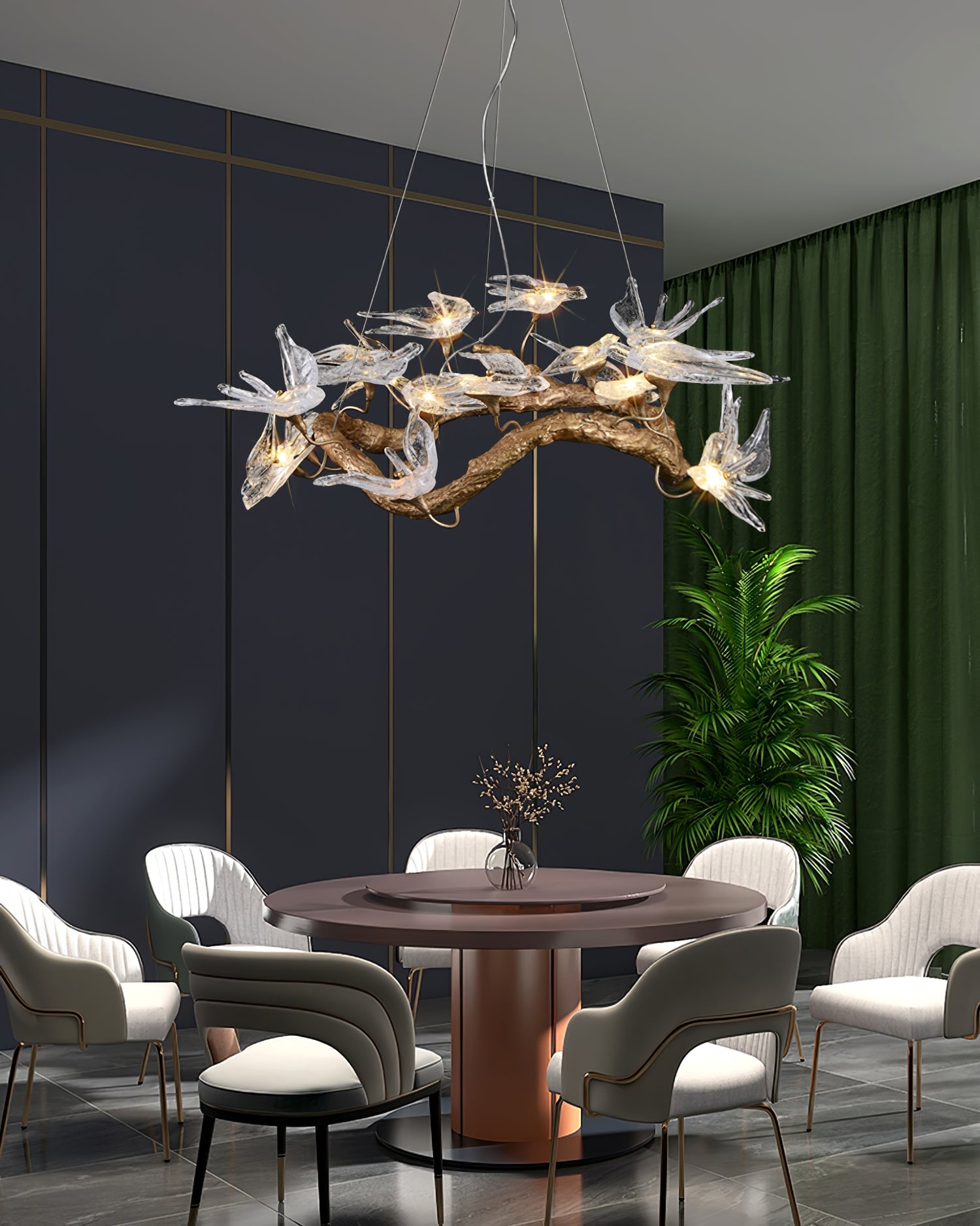 Swallow Chandelier - Lumpaz