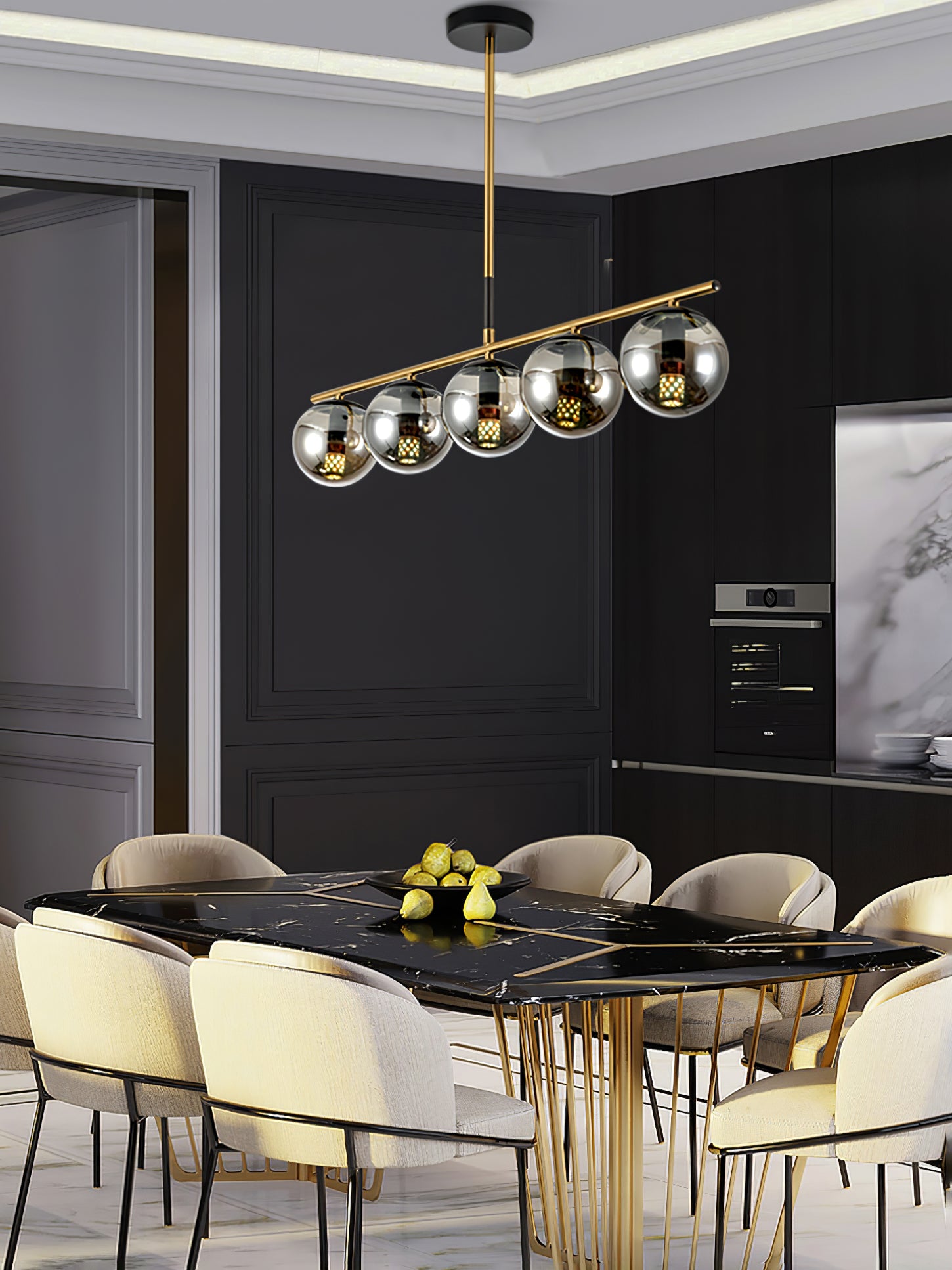 Fulesi Globe Chandelier - Lumpaz