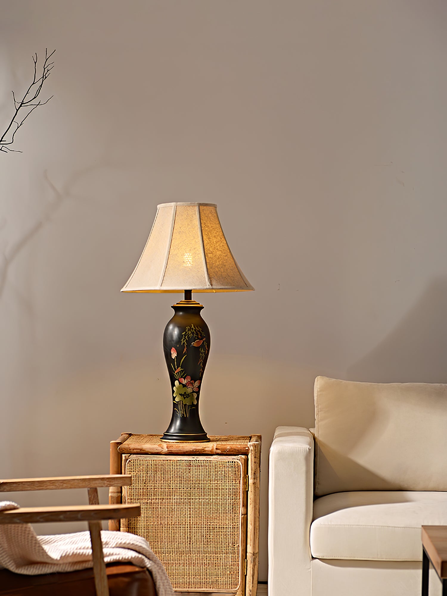Lotus Ceramic Table Lamp - Lumpaz