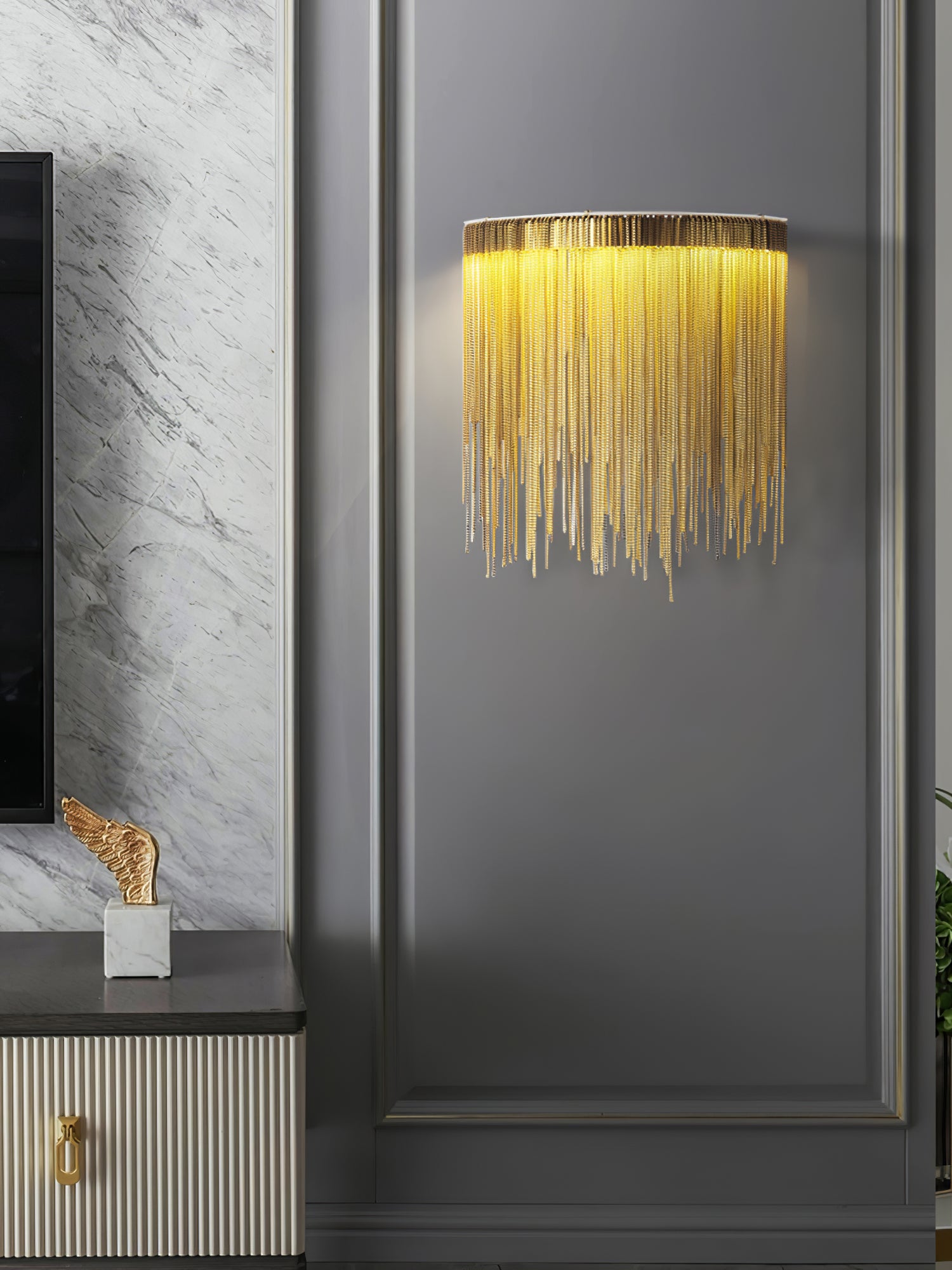 Cadena Tassel Wall Lamp - Lumpaz