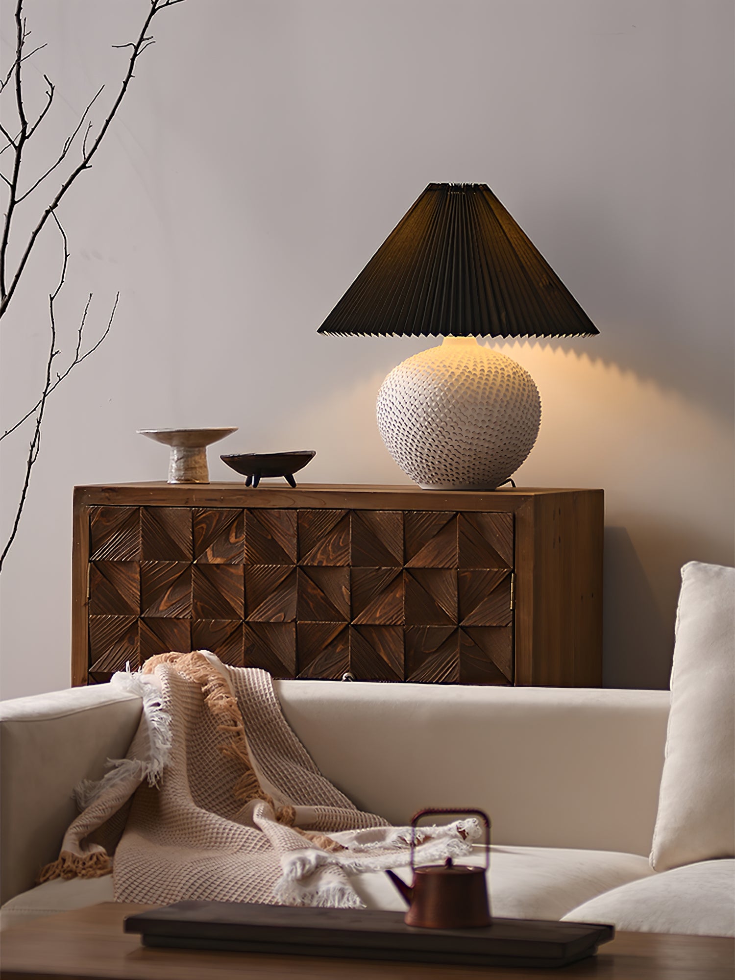 Textured Ceramic Table Light - Lumpaz