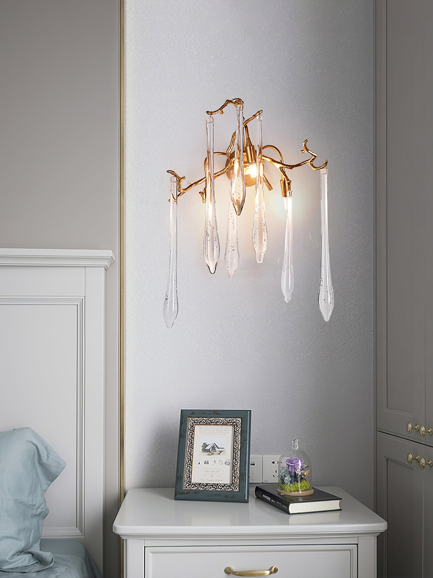 Aqua Salix Wall Lamp - Lumpaz