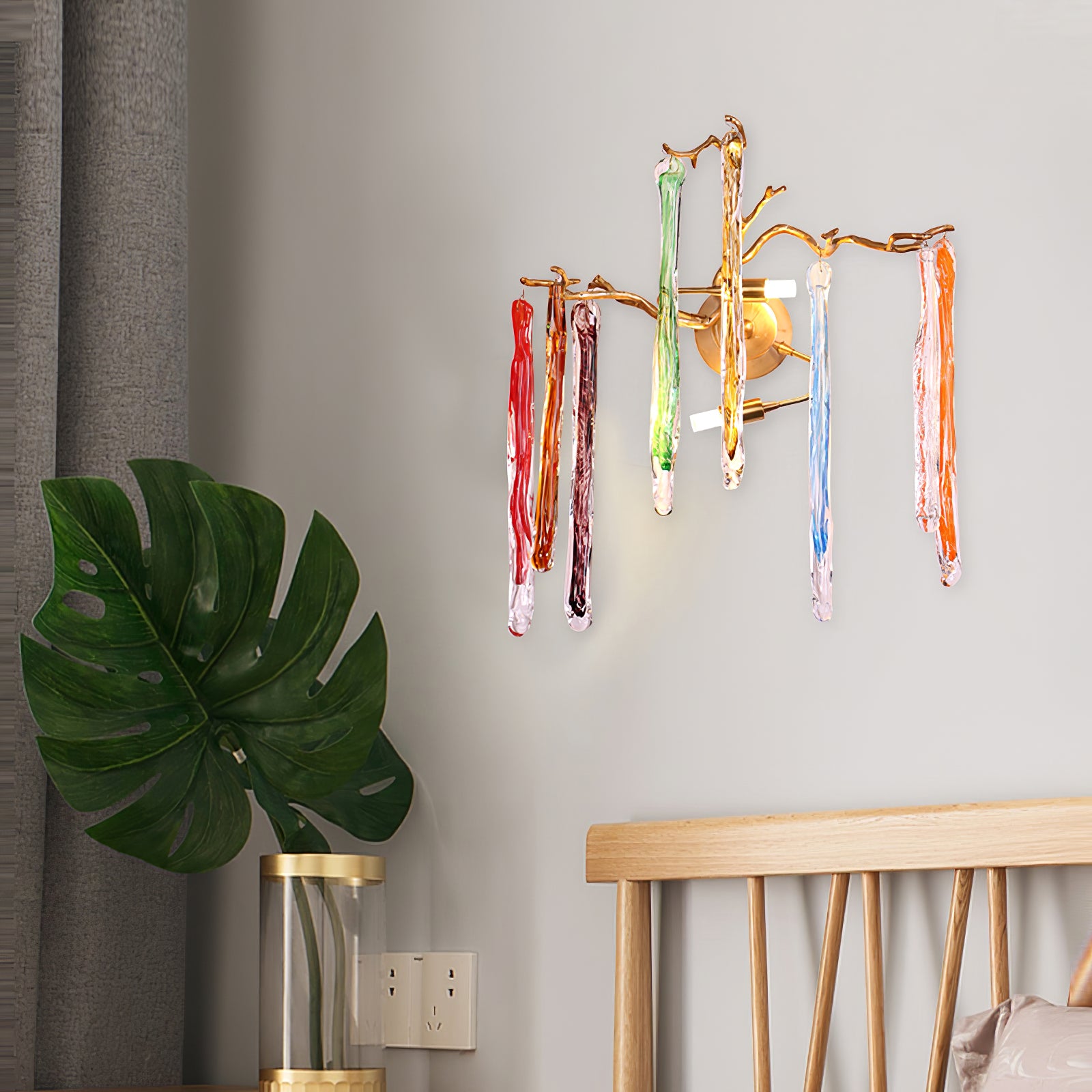 Aqua Salix Wall Lamp - Lumpaz