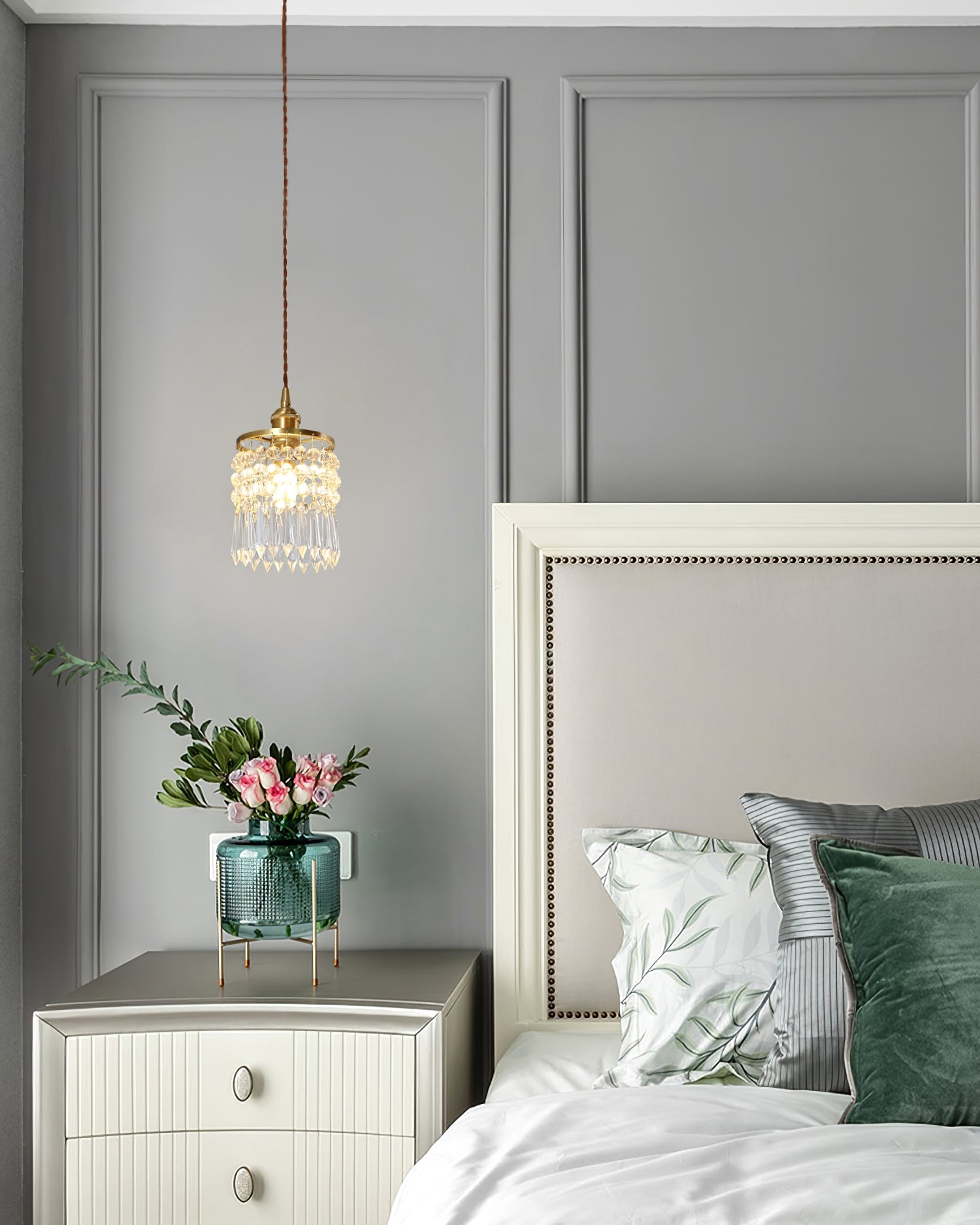 Vintage Crystal Pendant Lamp - Lumpaz