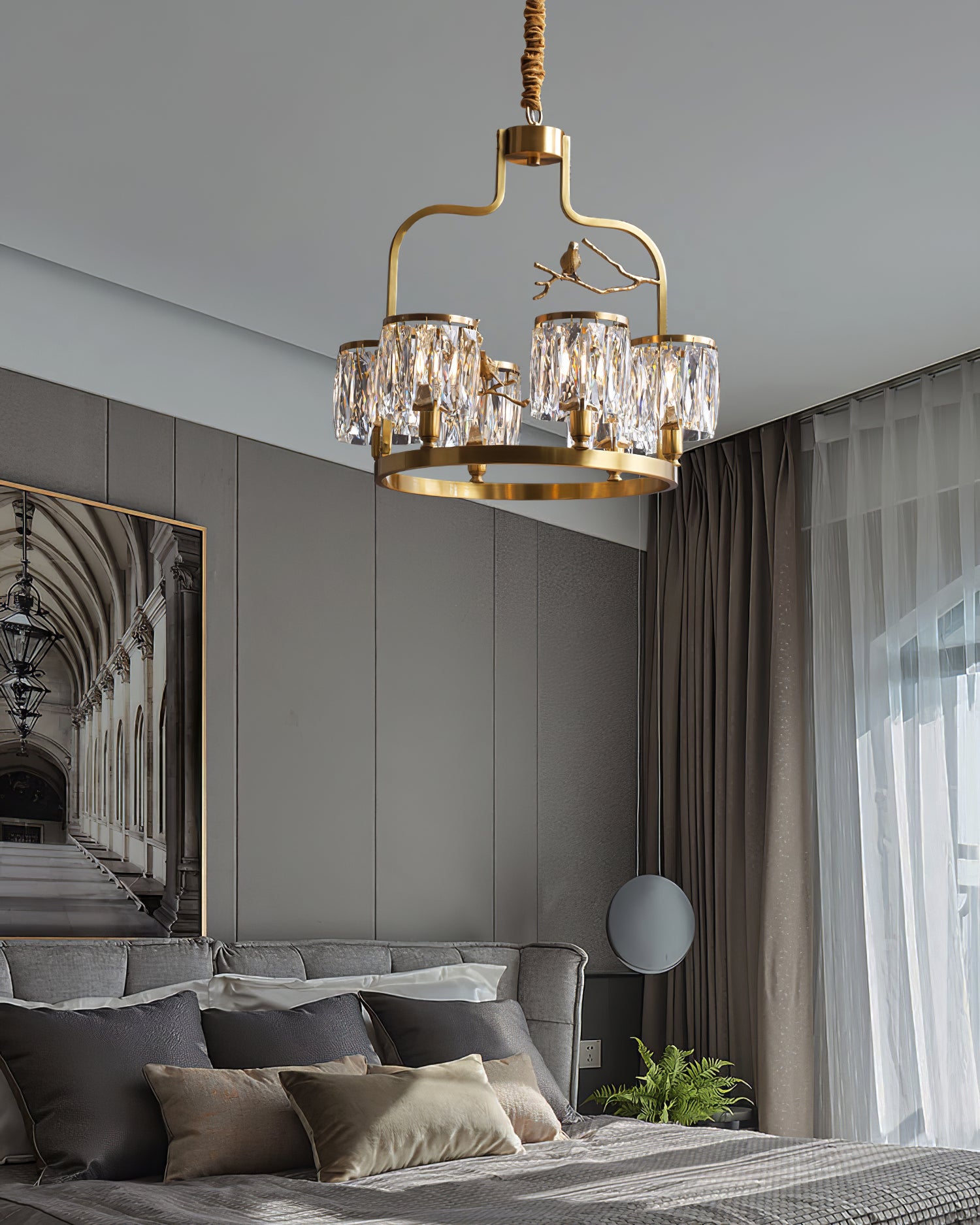 Crystal Bird Chandelier - Lumpaz