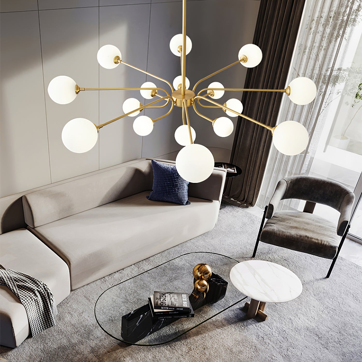 Balloon Ball Chandelier - Lumpaz