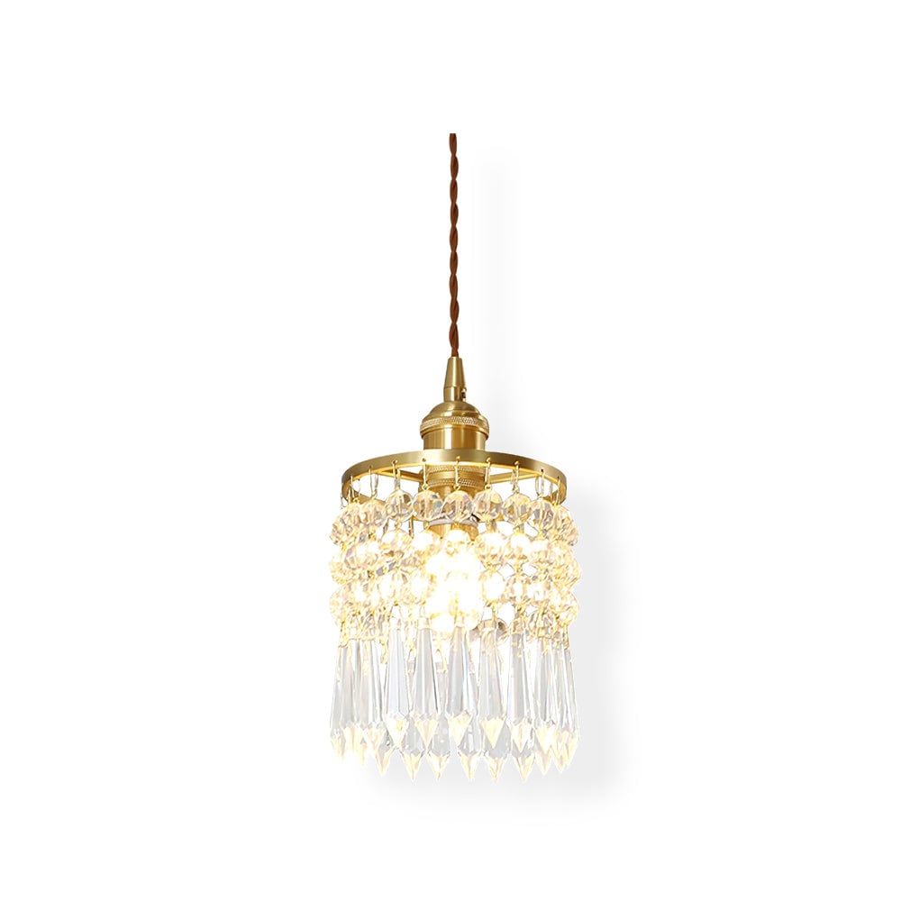 Vintage Crystal Pendant Lamp - Lumpaz