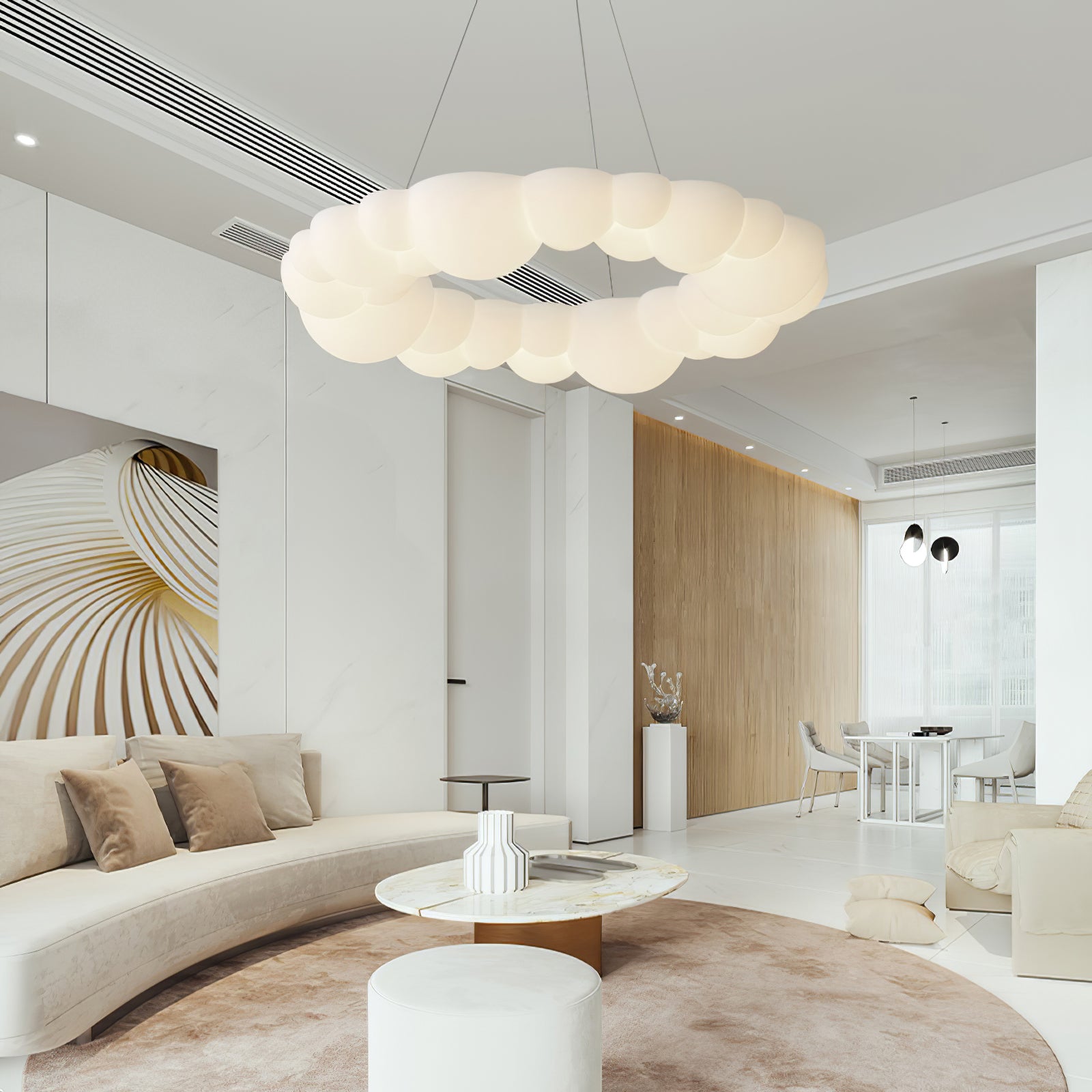 Cloud Bubble Chandelier - Lumpaz