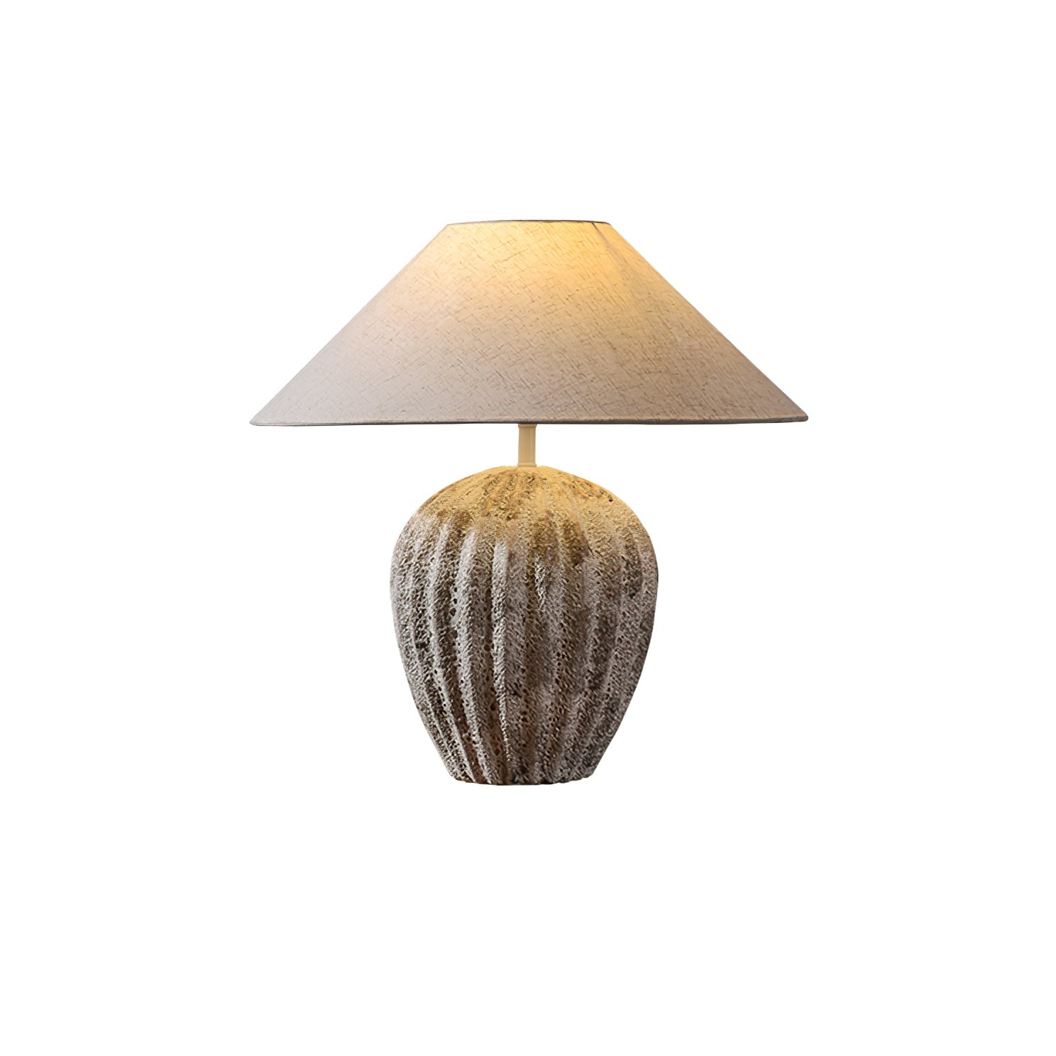 Fluted Ceramic Table Lamp - Lumpaz