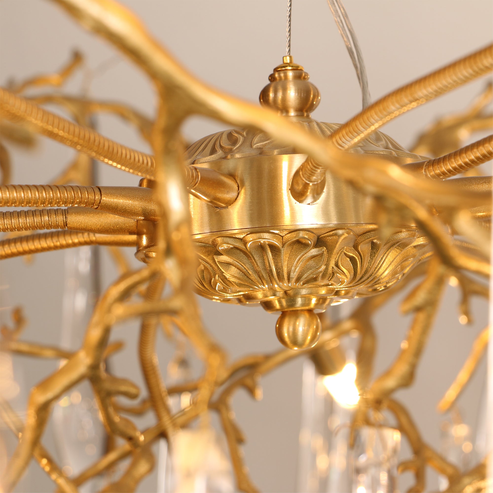 Branchs Brass Chandelier - Lumpaz