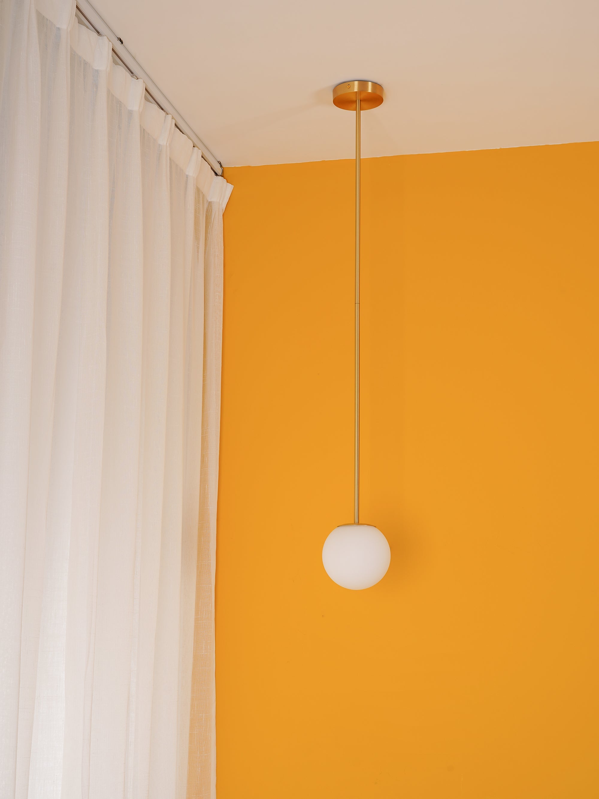 Brass Architectural Pendant Light - Lumpaz