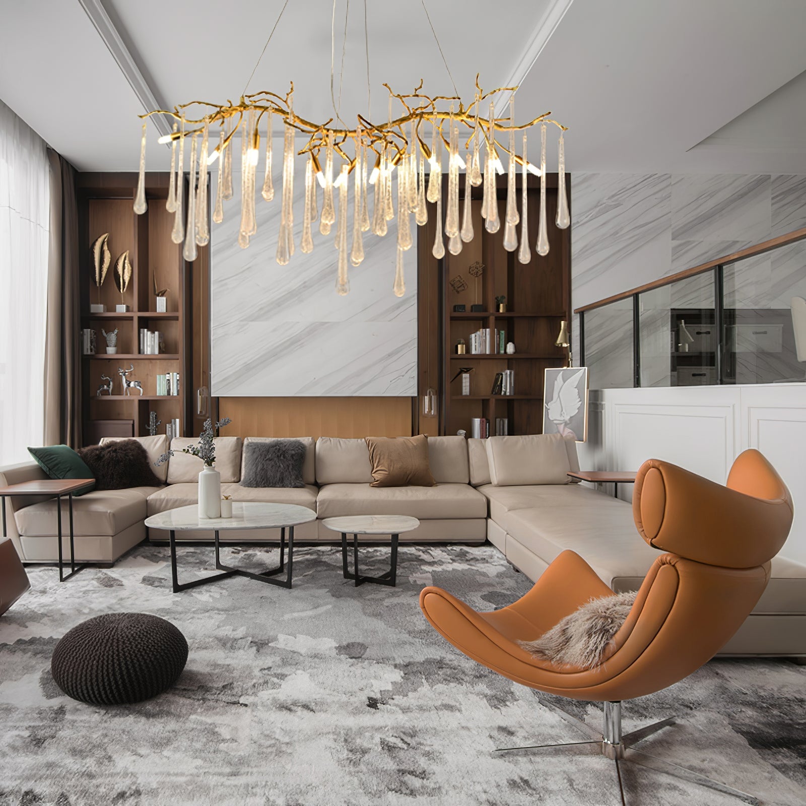 Aqua Makrama Chandeliers - Lumpaz