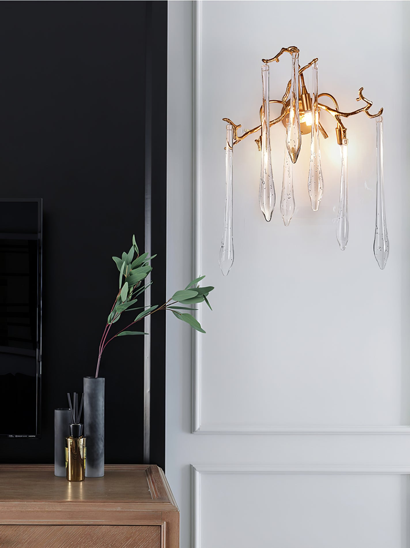 Aqua Salix Wall Lamp - Lumpaz
