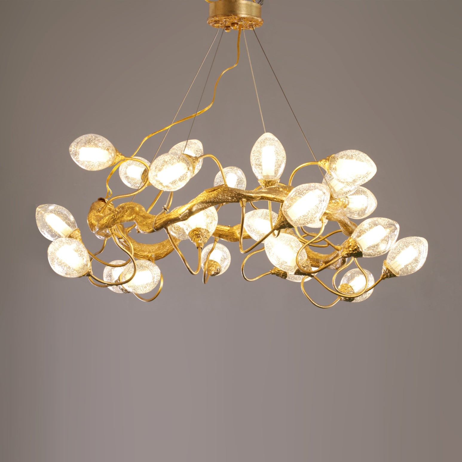Lotus Brass Chandeliers - Lumpaz