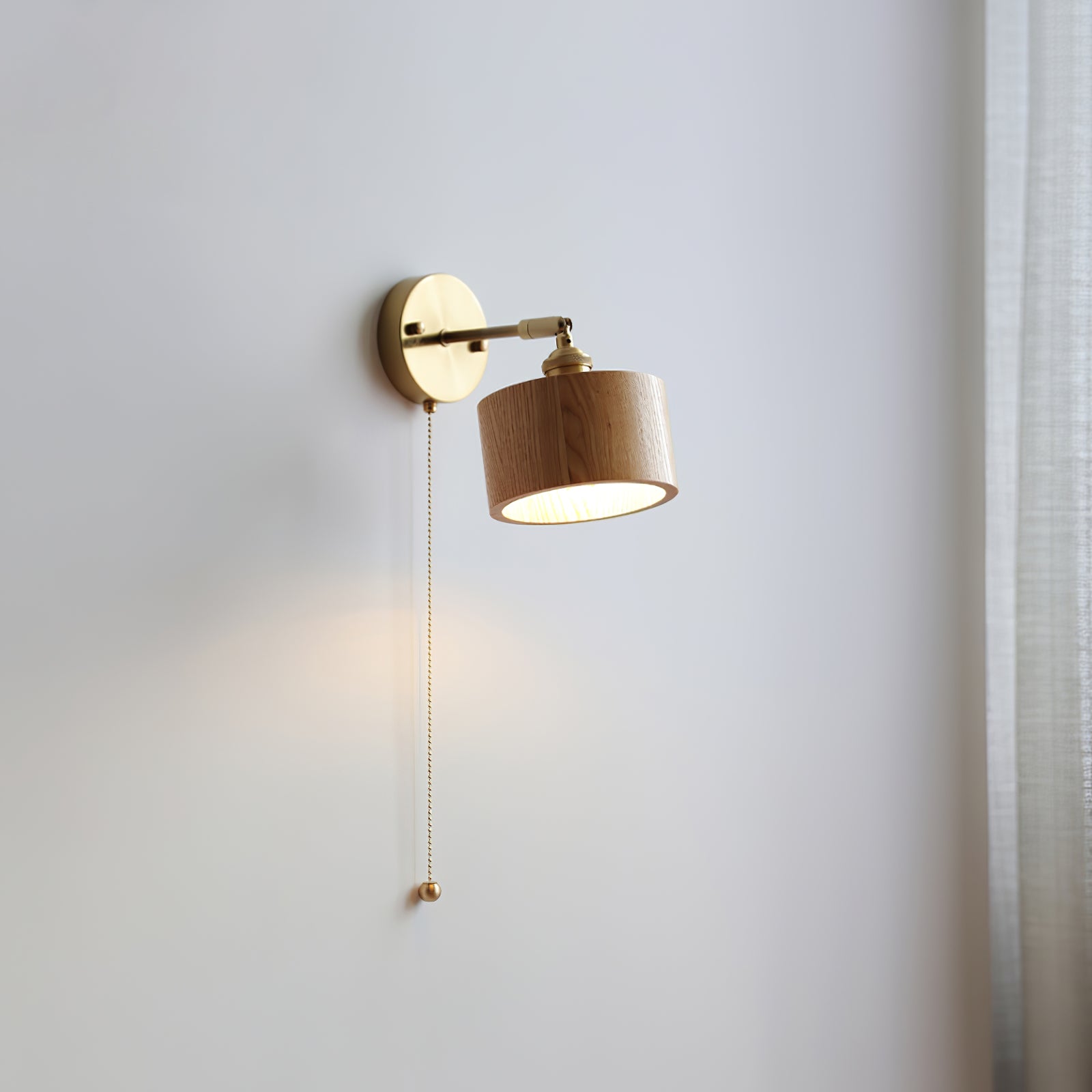 Rotatable Wooden Wall Lamp - Lumpaz