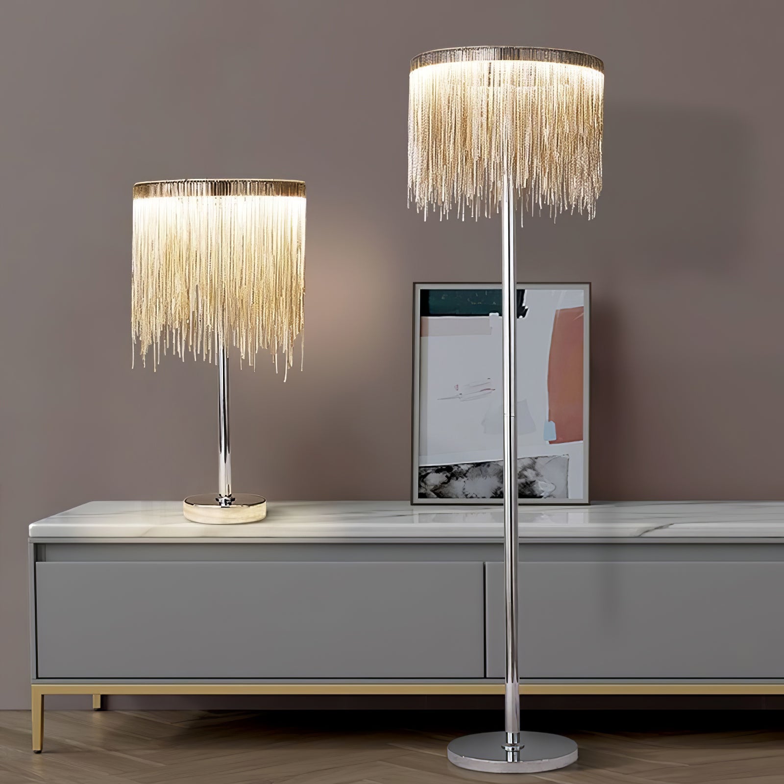 Cadena Tassel Floor Lamp - Lumpaz