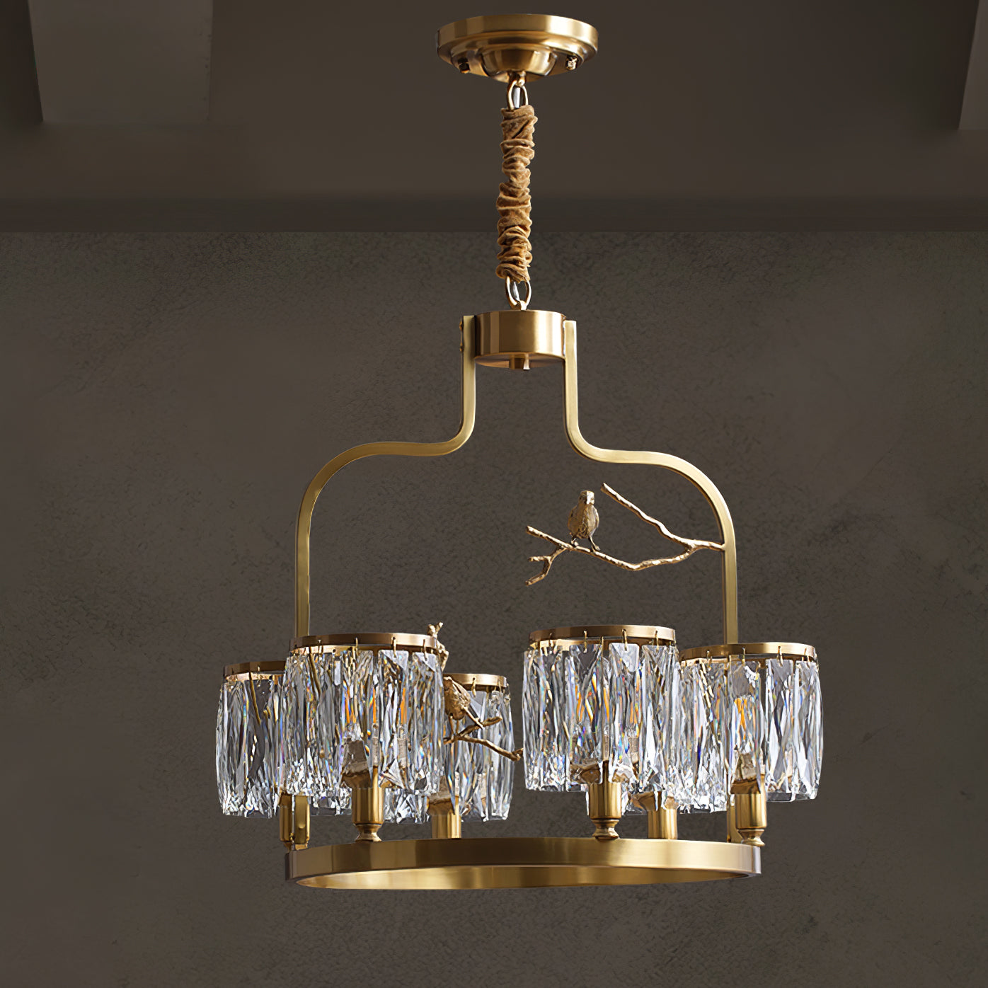Crystal Bird Chandelier - Lumpaz