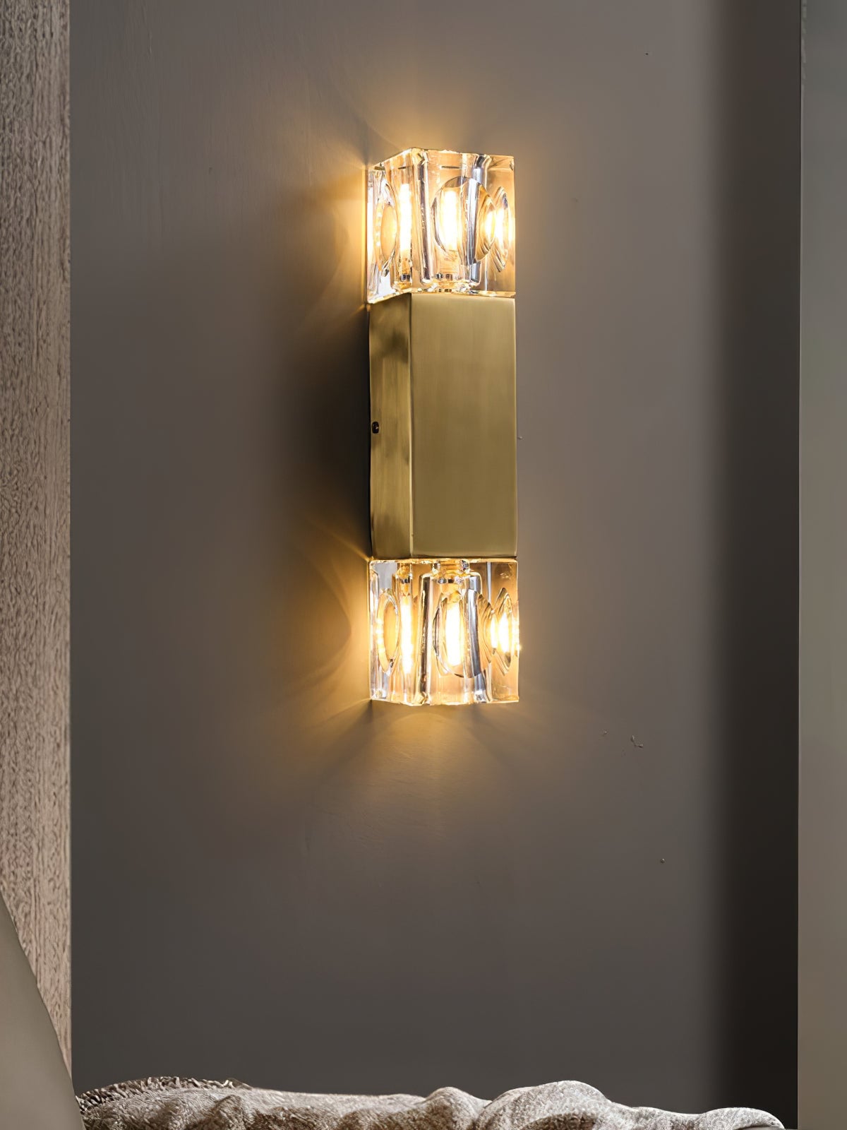 Rectangle Crystal Wall Lamp - Lumpaz