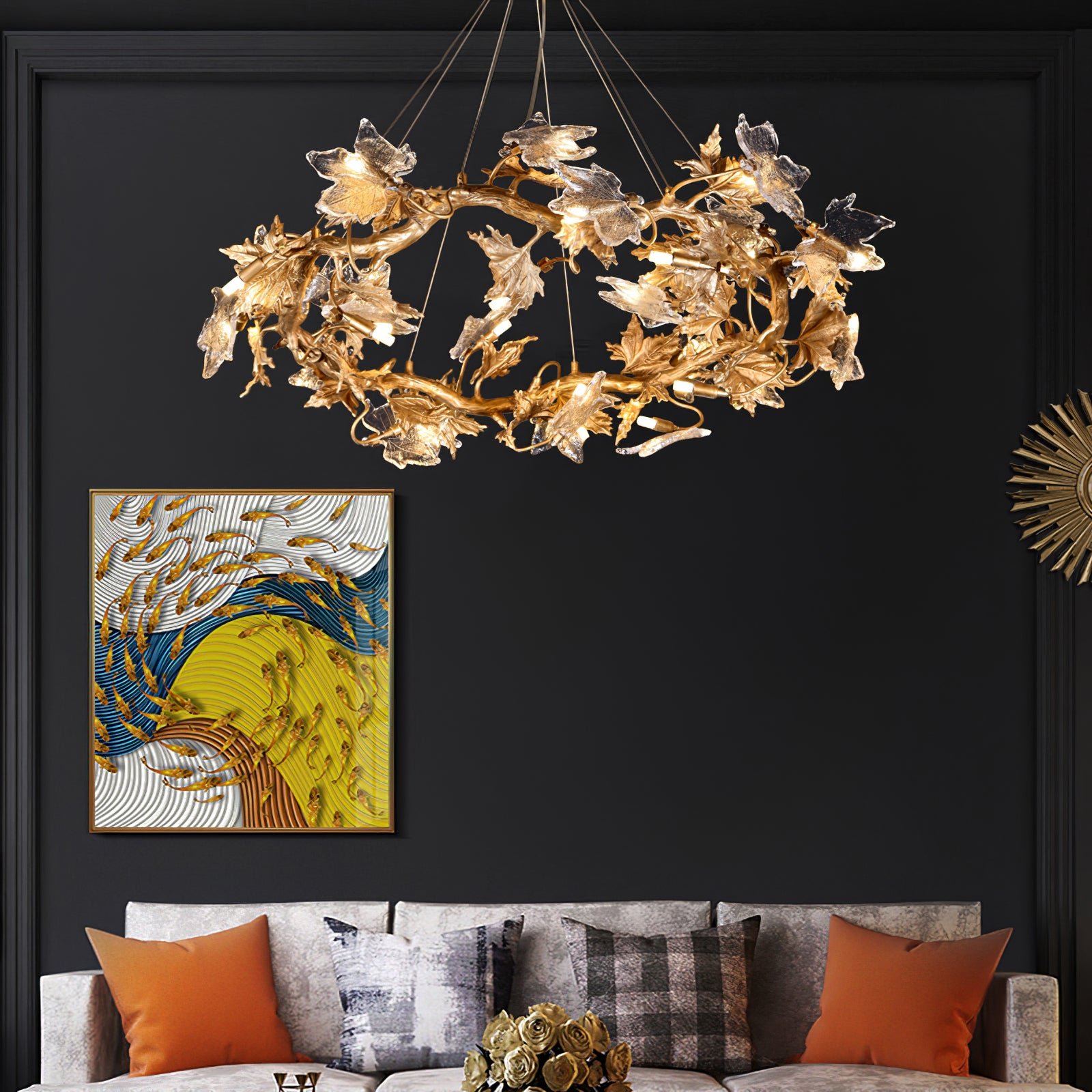 Folio Crown Chandelier - Lumpaz