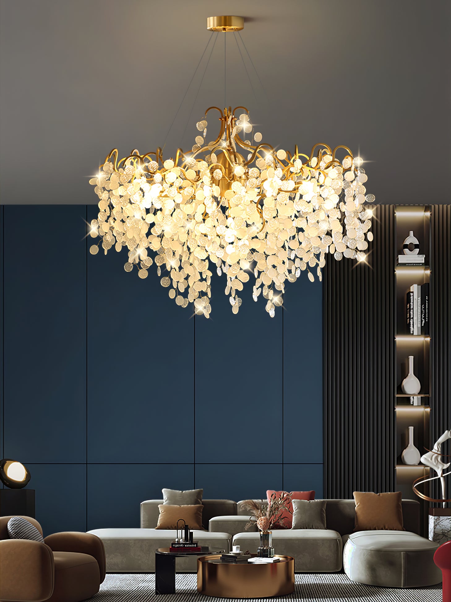 Shiro Noda Round Chandelier - Lumpaz