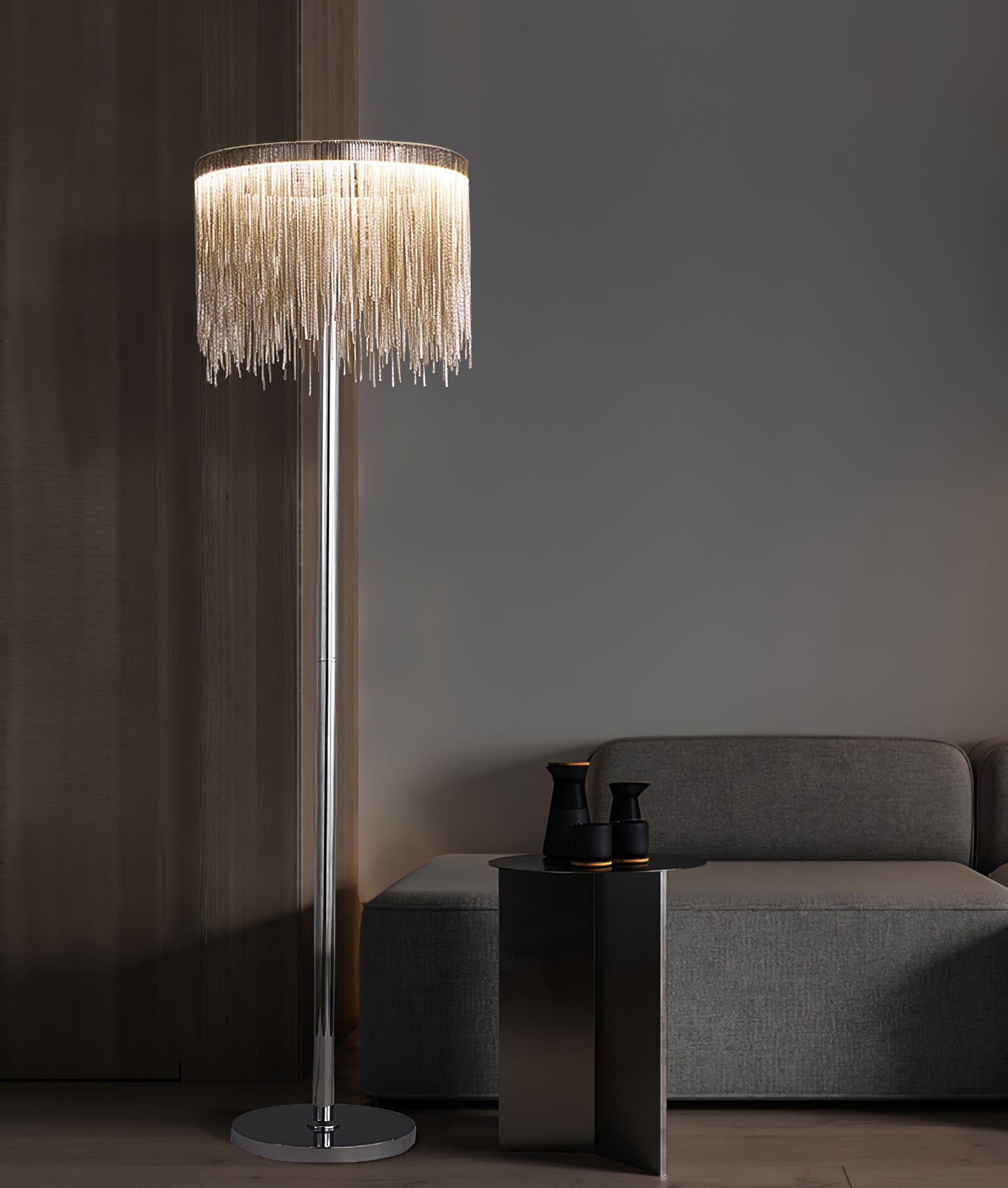 Cadena Tassel Floor Lamp - Lumpaz