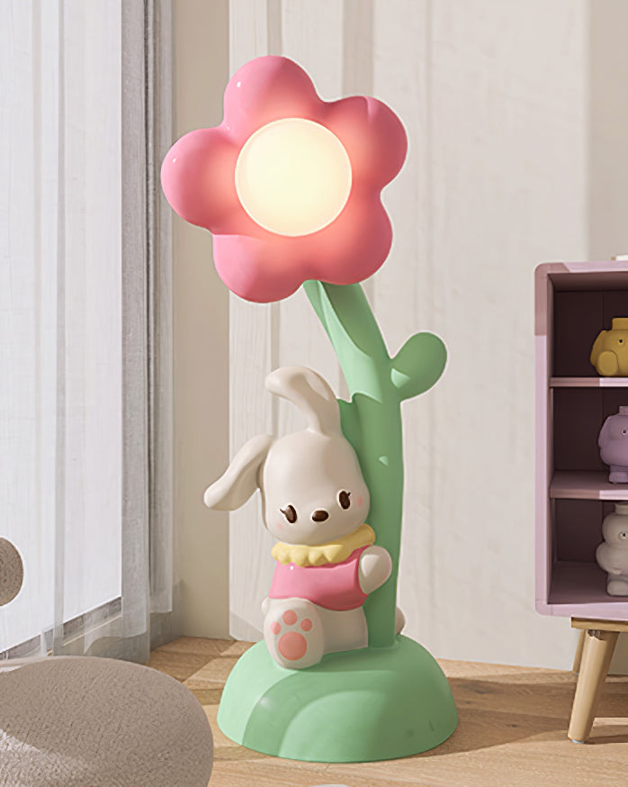 Bunny & Flower Floor Lamp - Lumpaz