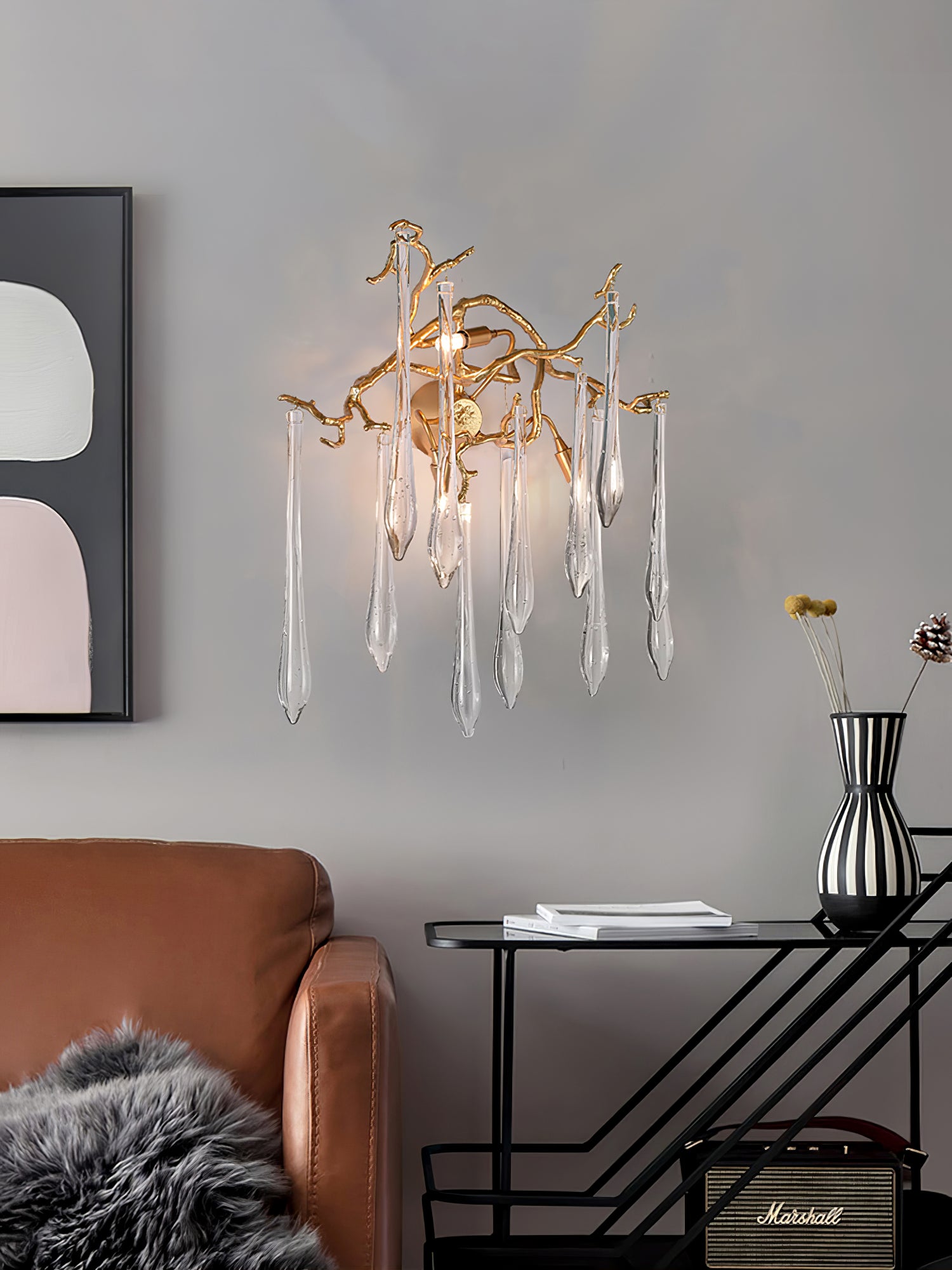 Aqua Salix Wall Lamp - Lumpaz