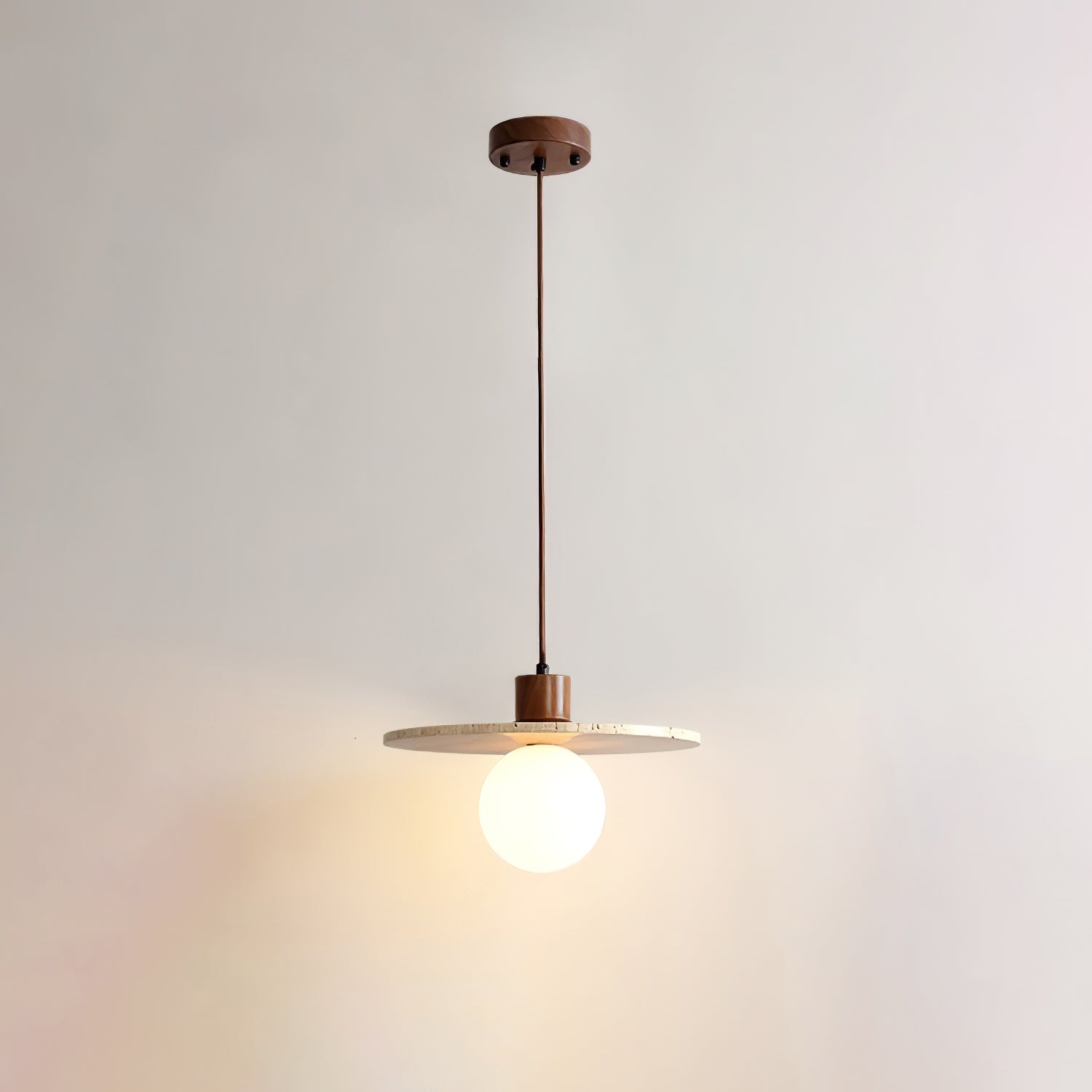 Travertine Pendant Lamp - Lumpaz