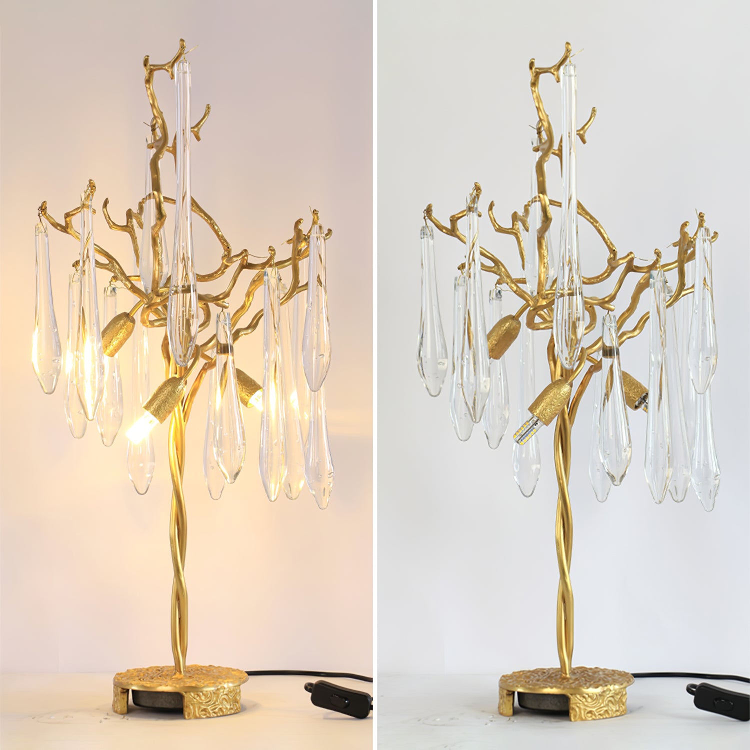 Aqua Willow Table Lamp - Lumpaz