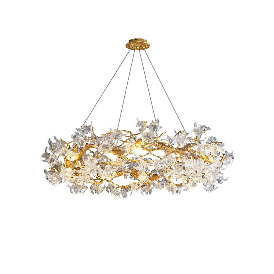 Hibiscus Flower Chandelier - Lumpaz
