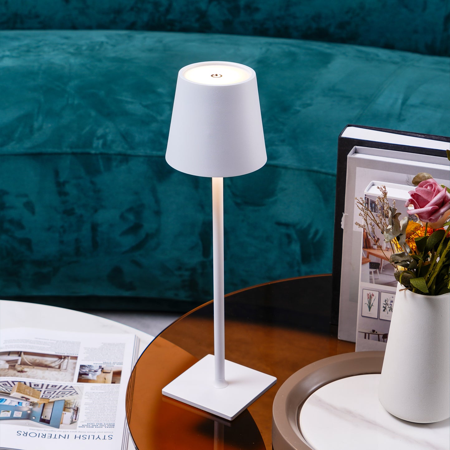 Poldina Built-in Battery Table Lamp - Lumpaz