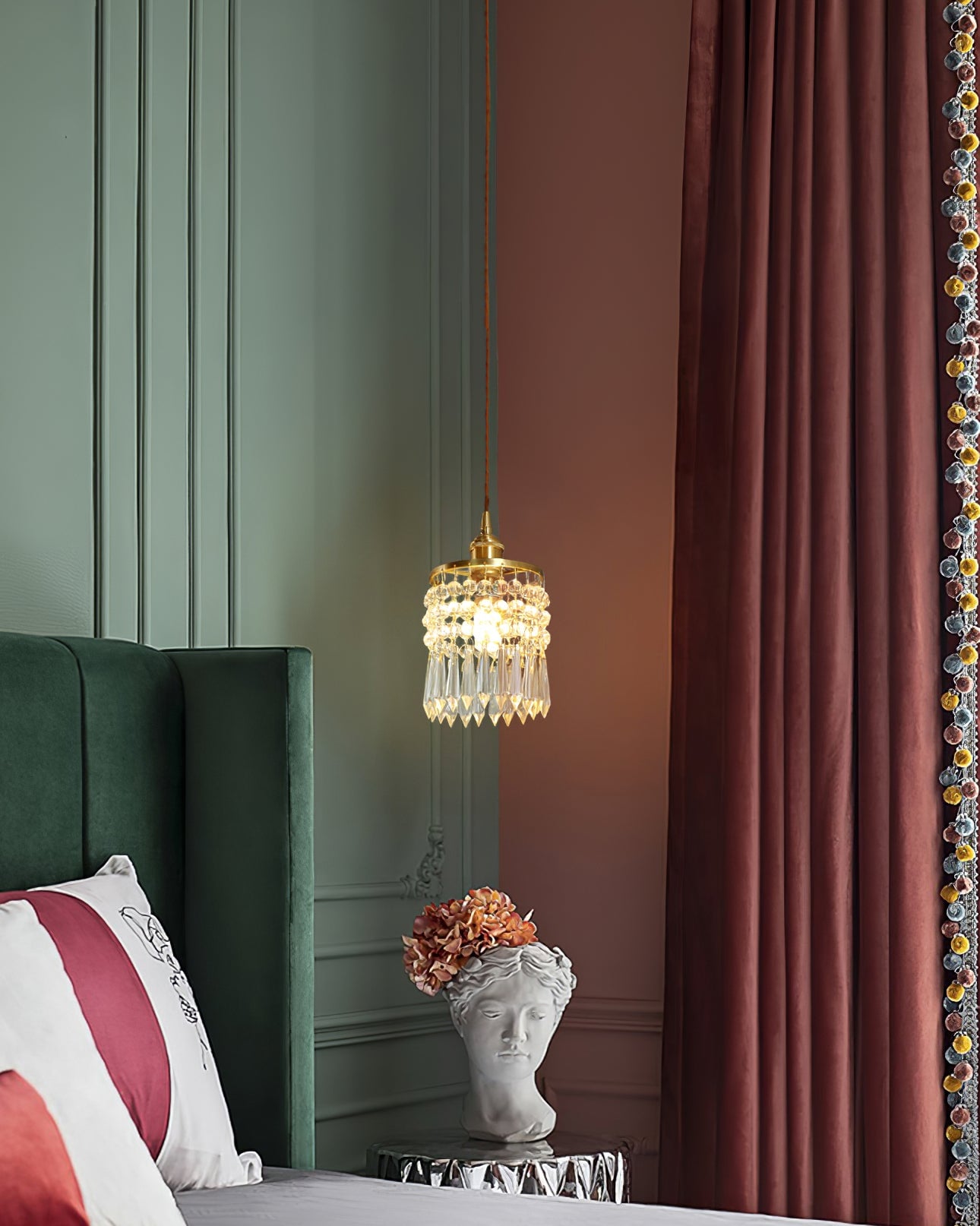 Vintage Crystal Pendant Lamp - Lumpaz