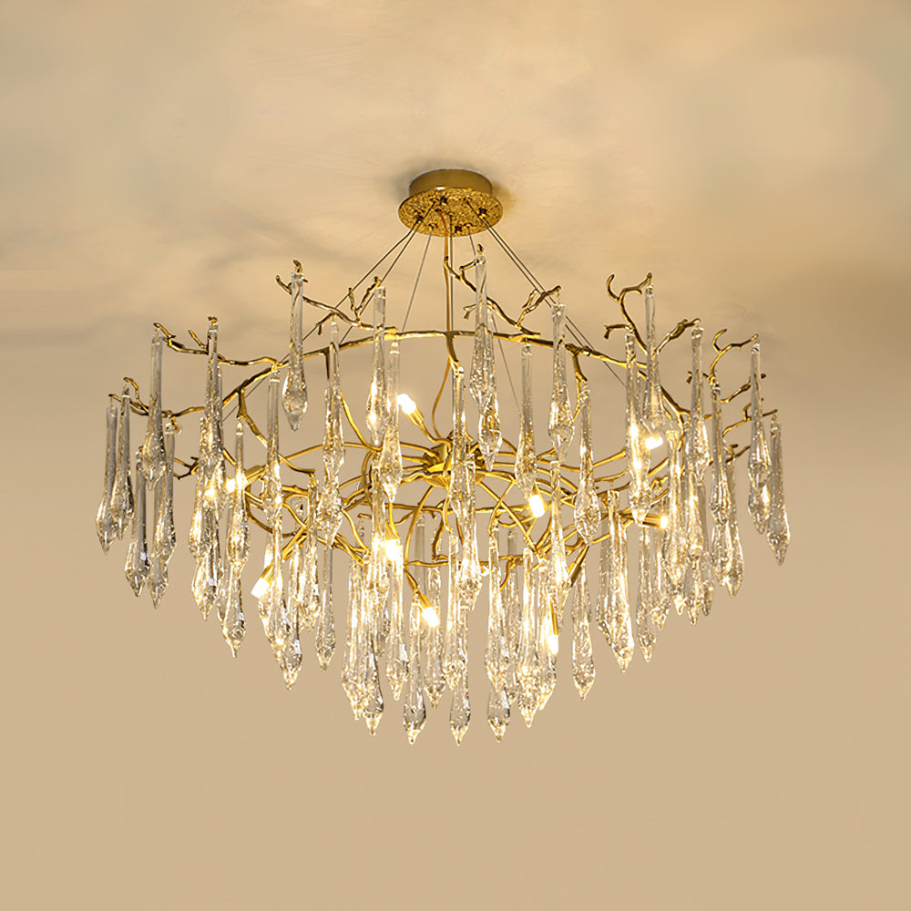 Branchs Brass Chandelier - Lumpaz