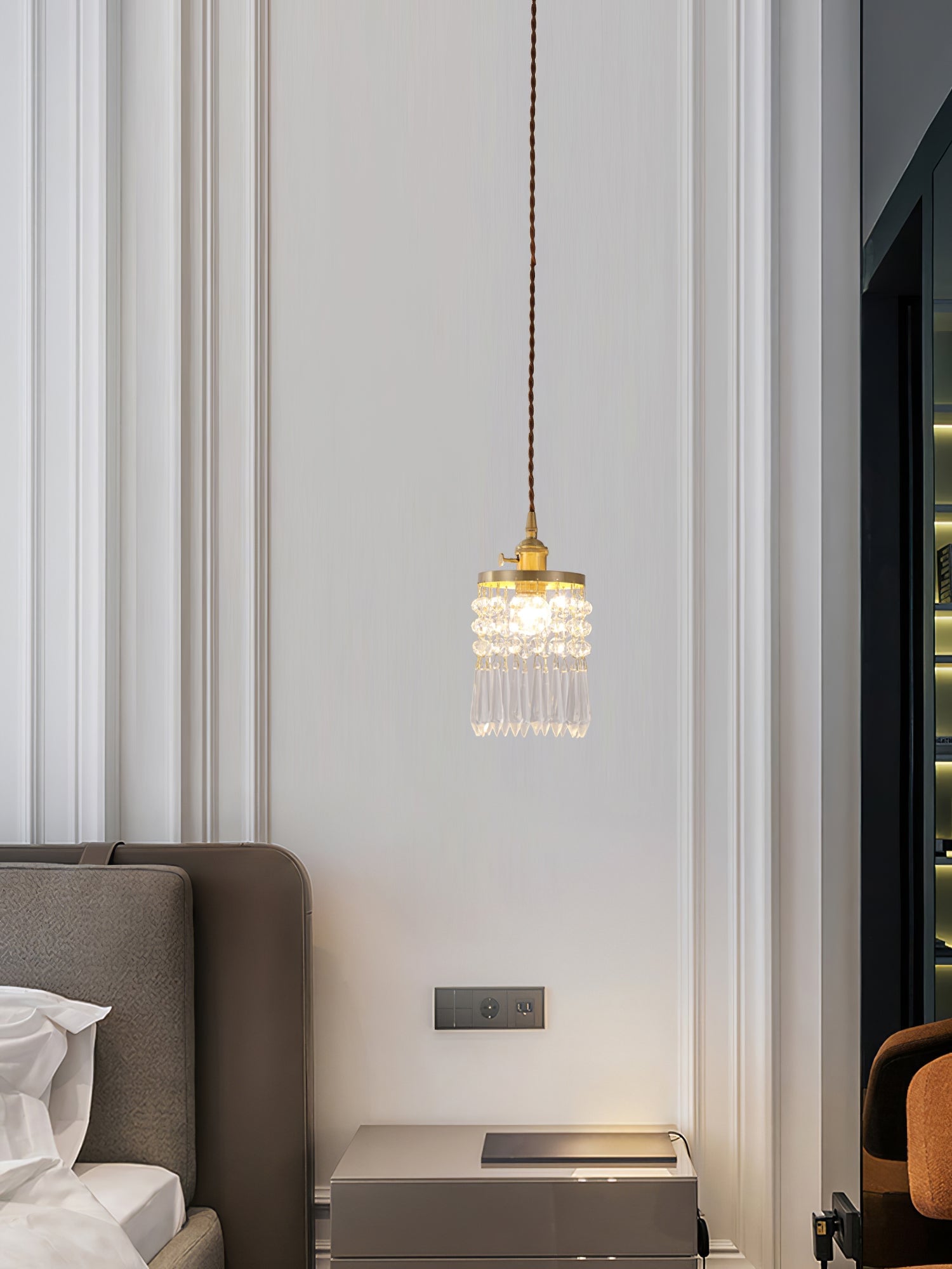 Vintage Crystal Pendant Lamp - Lumpaz