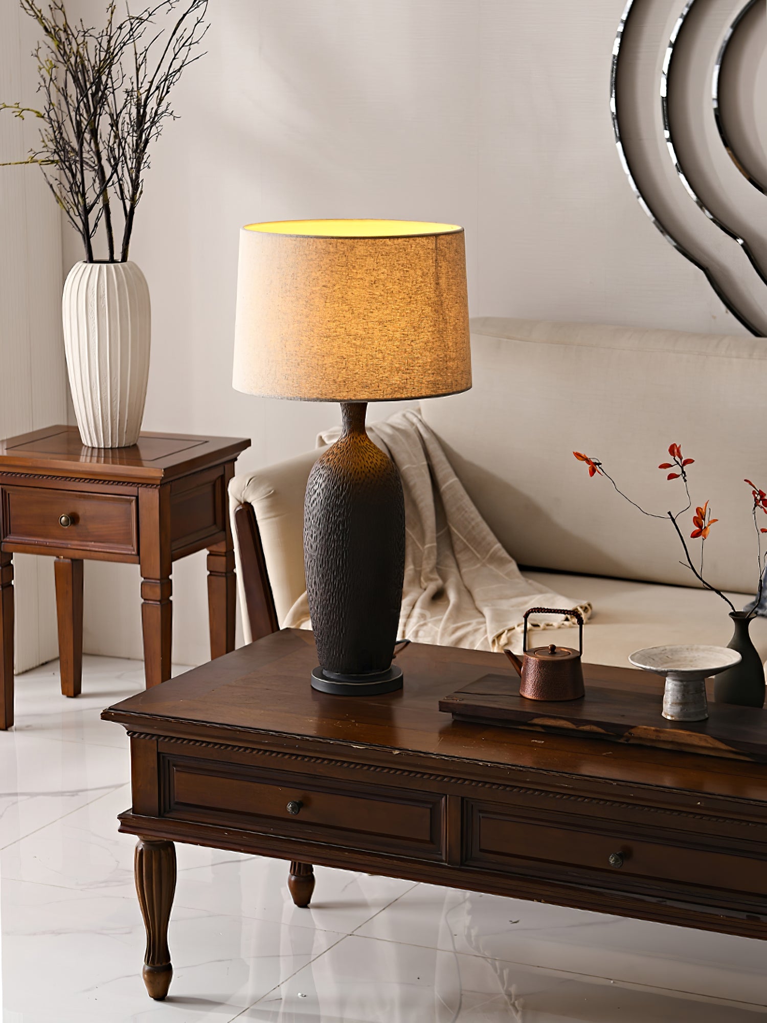 Norderney Ceramic Table Lamp - Lumpaz