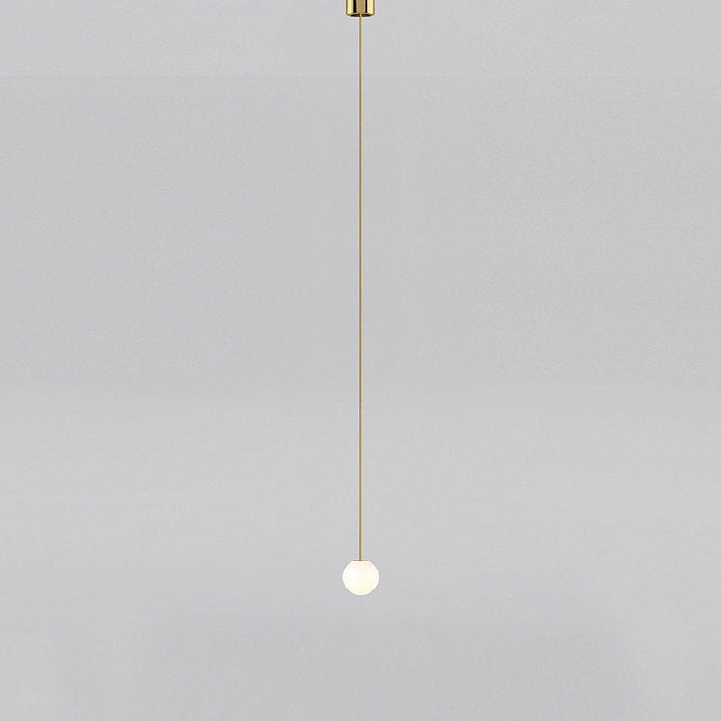 Brass Architectural Pendant Light - Lumpaz