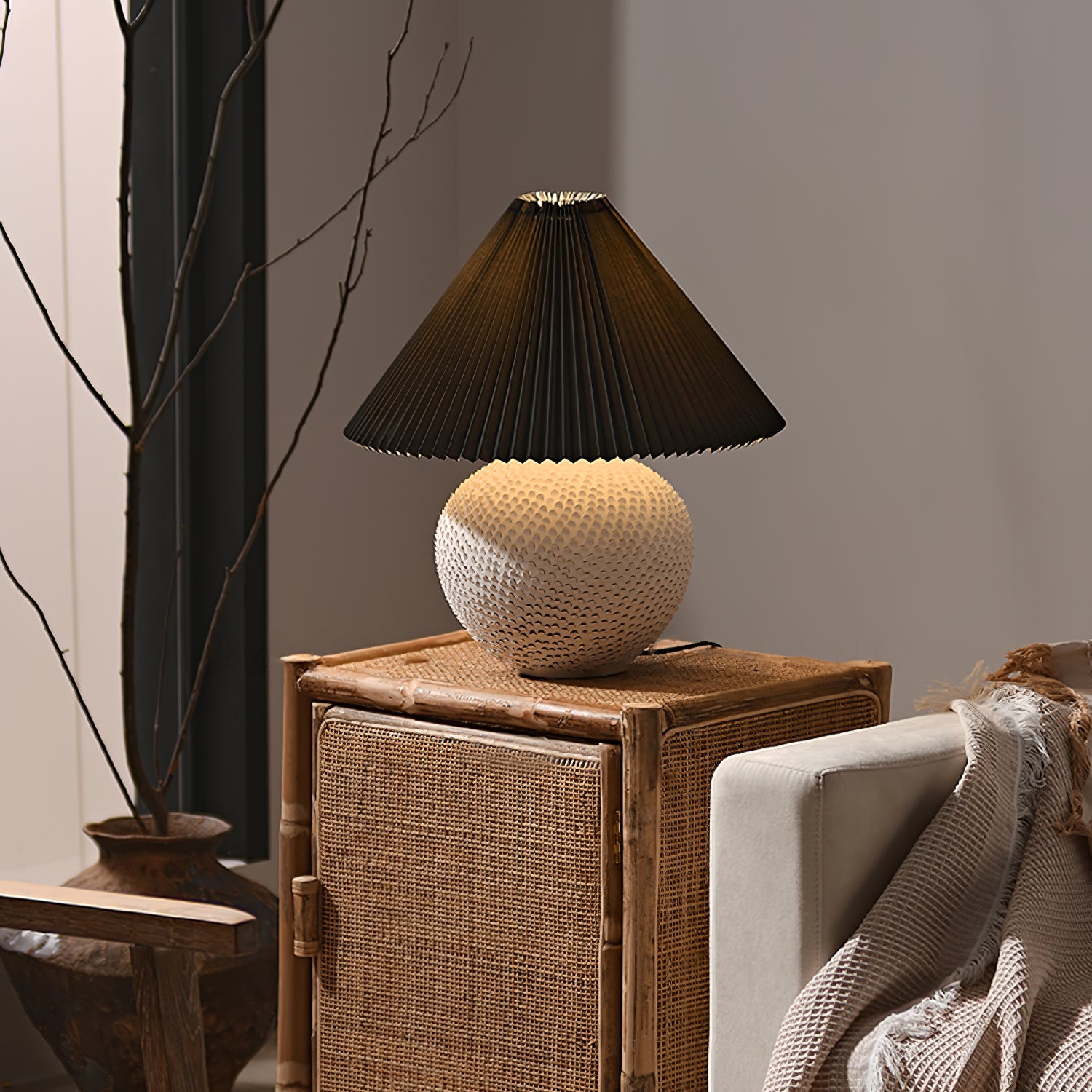 Textured Ceramic Table Light - Lumpaz