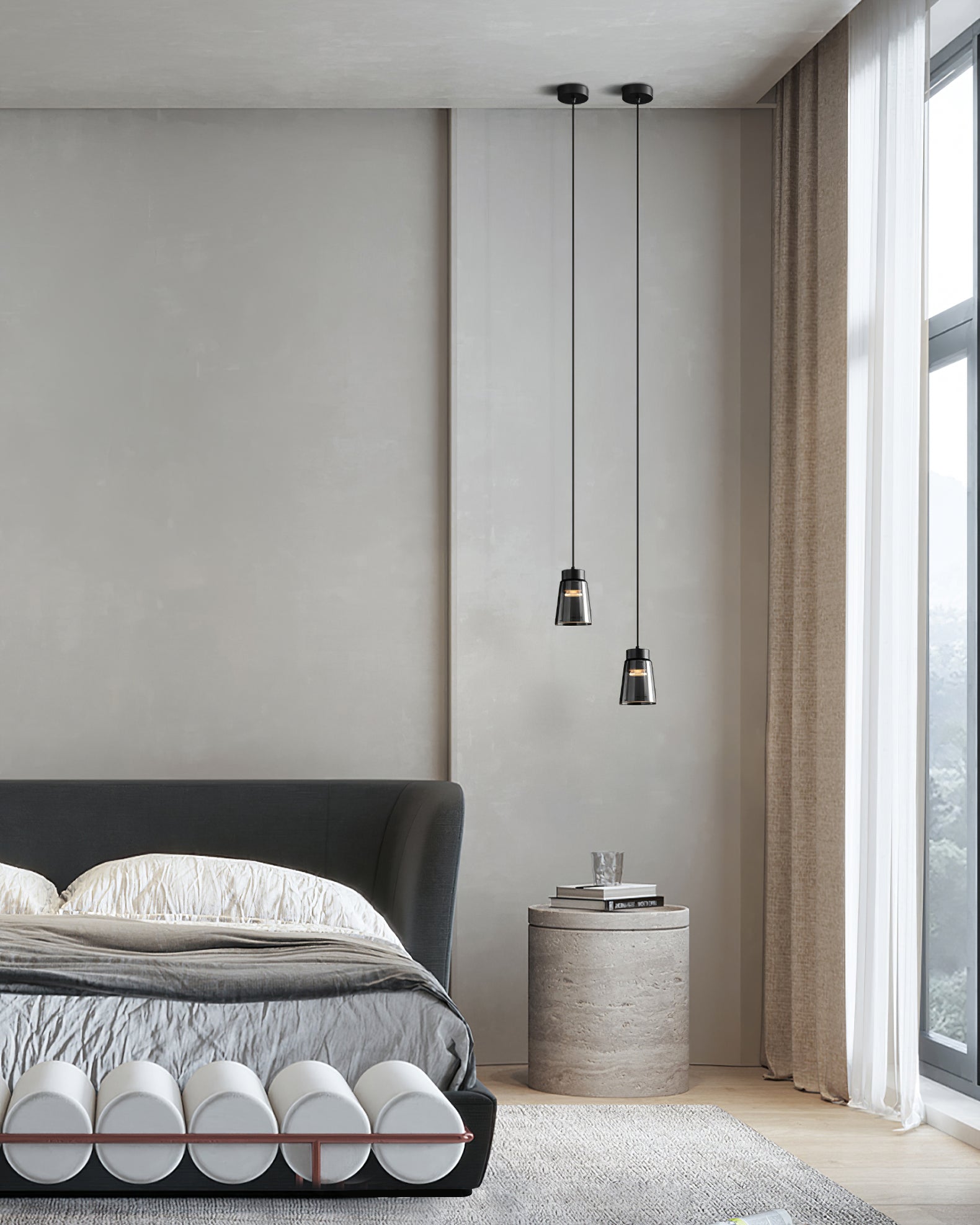 Smoke Cone Pendant Lamp - Lumpaz