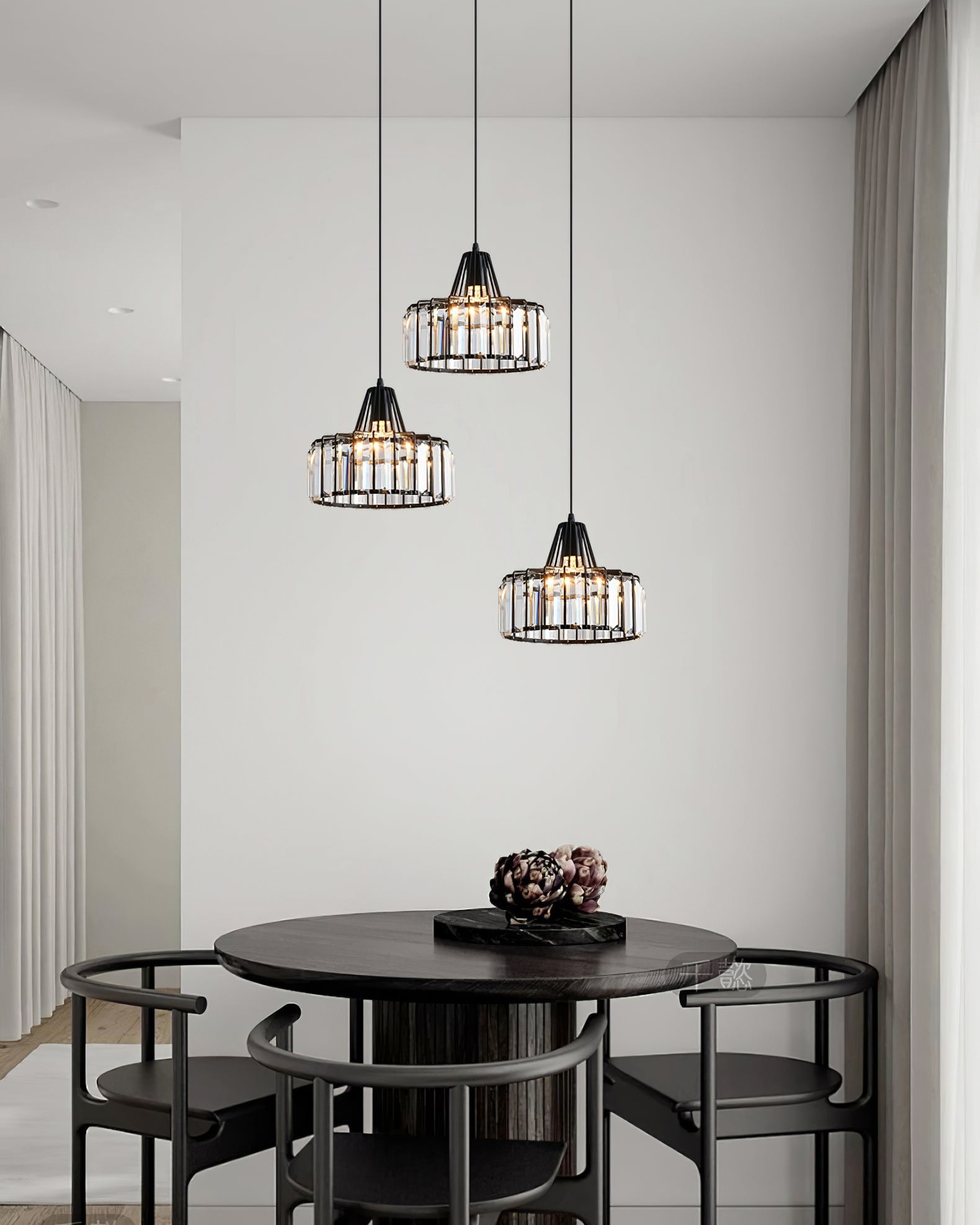 Bruckner Crystal Pendant Lamp - Lumpaz