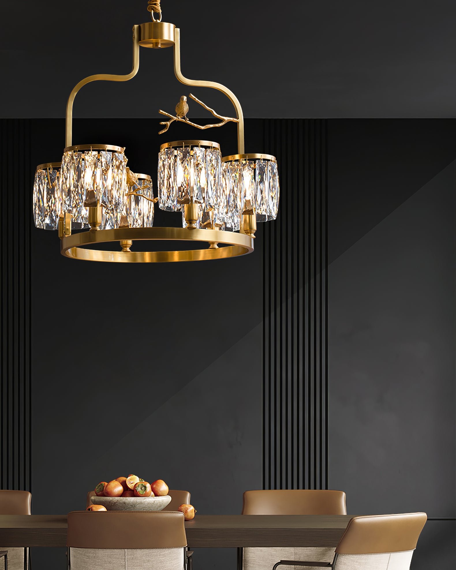 Crystal Bird Chandelier - Lumpaz