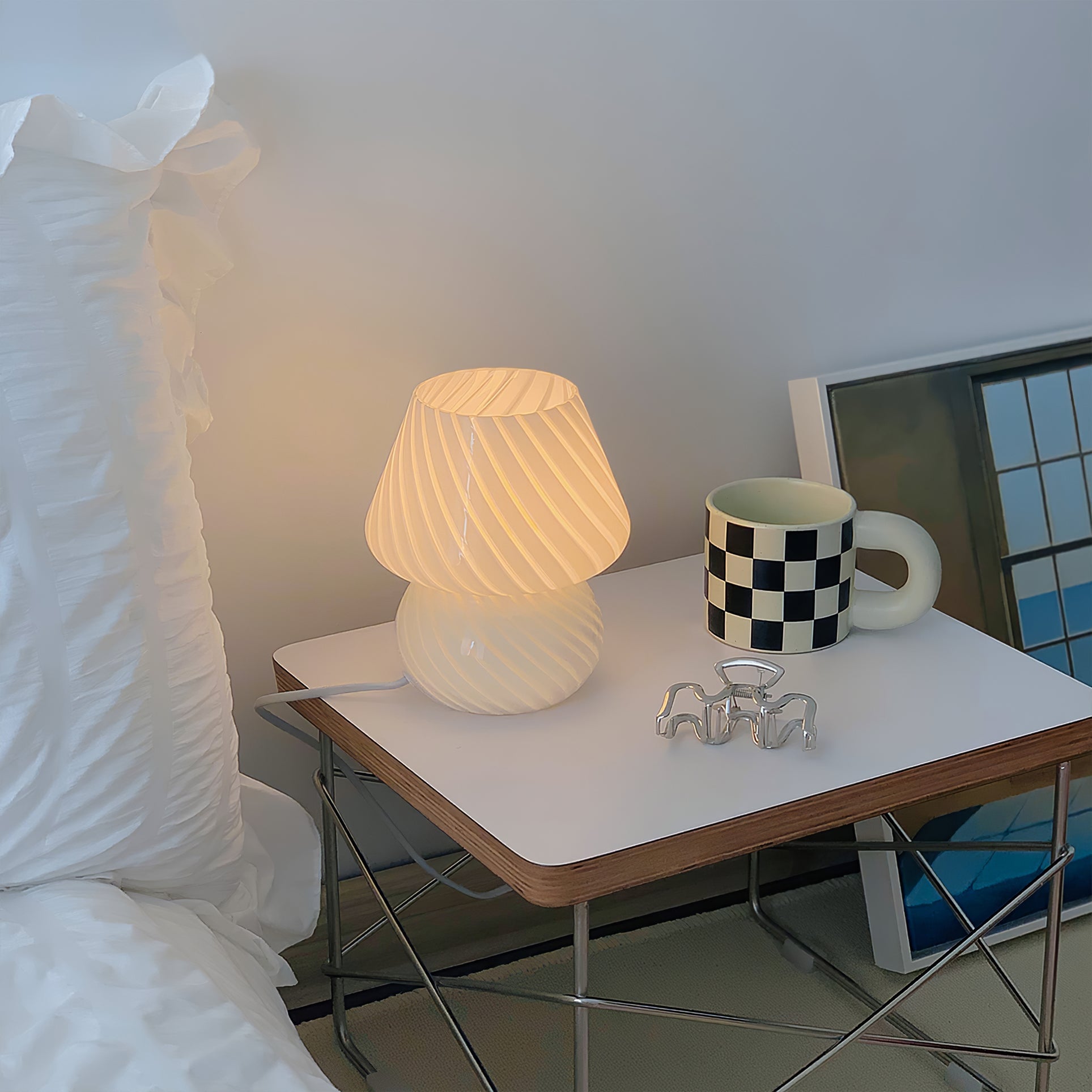 Ansel Glass Table Lamp - Lumpaz