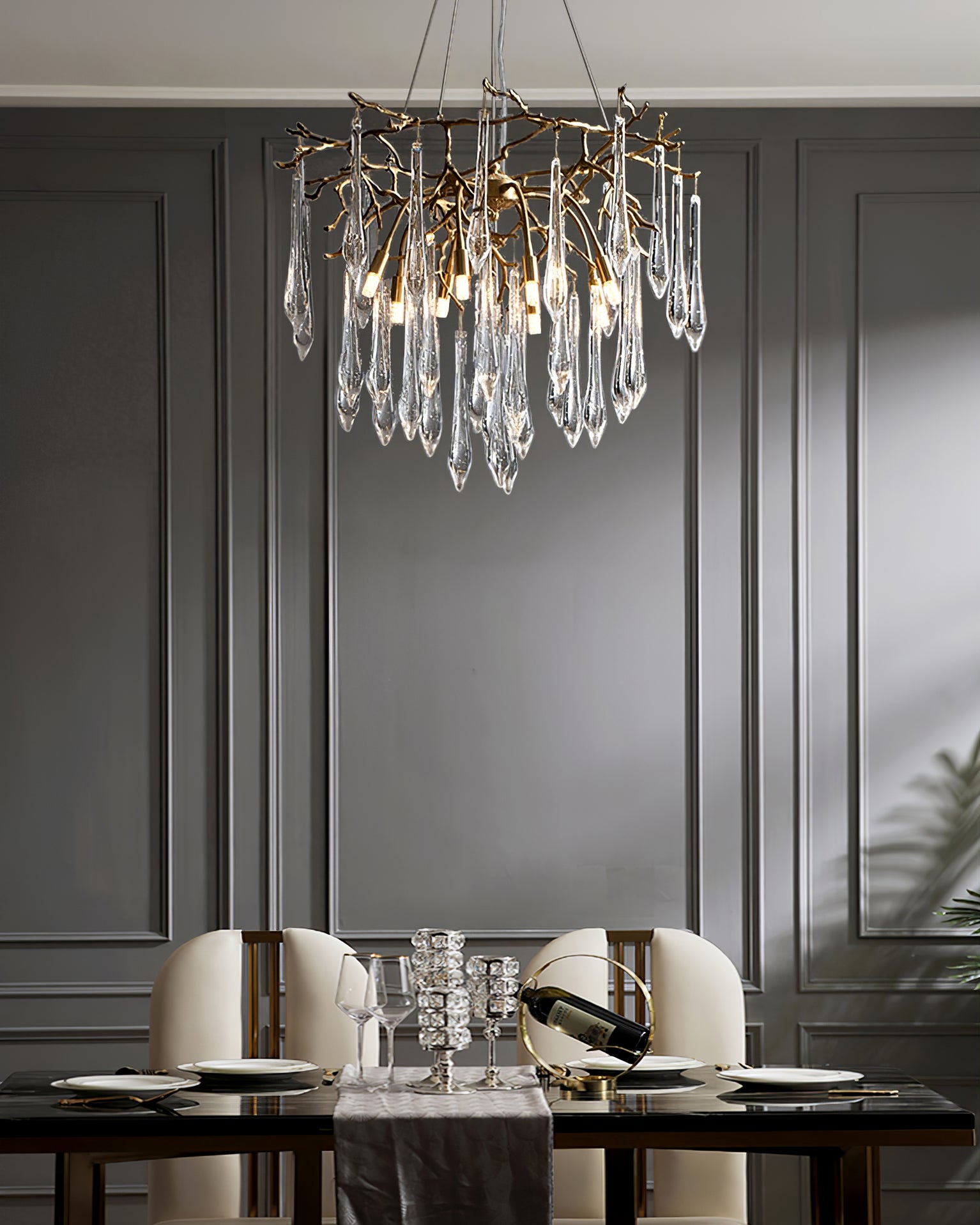 Branchs Brass Chandelier - Lumpaz